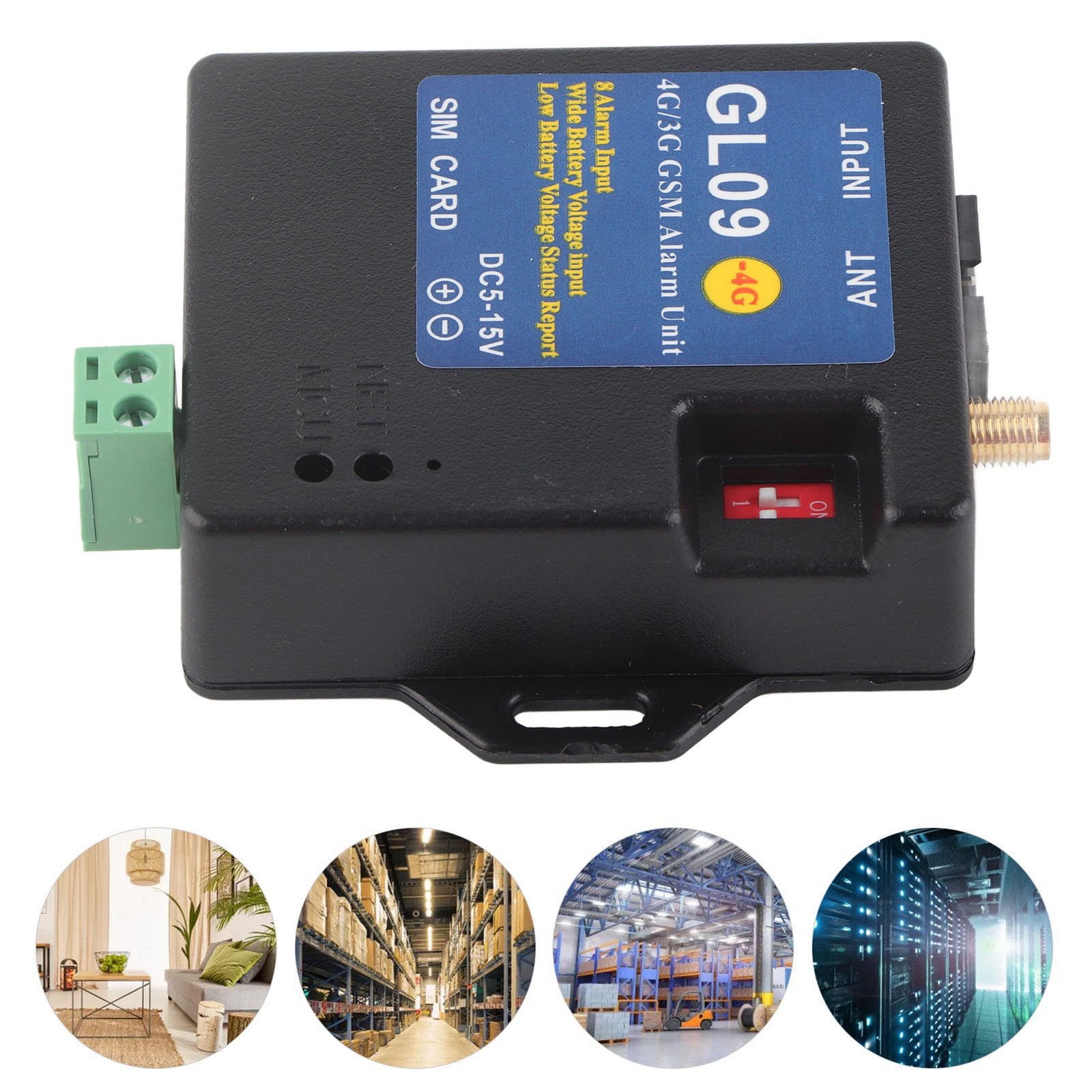 4G/3G/GSM Alarm Security System Alert Module 8‑Channel Input Low Consumption CRY