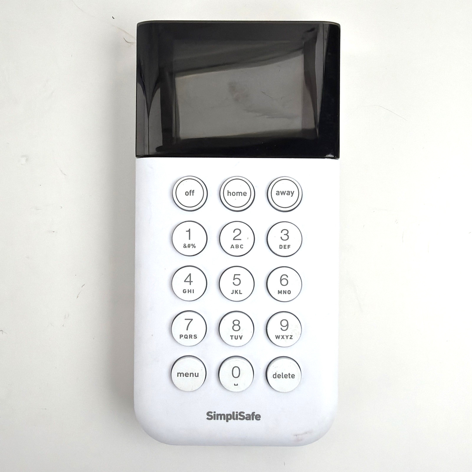 SimpliSafe Keypad White SSKP3 Gen 3 No Box or Bracket