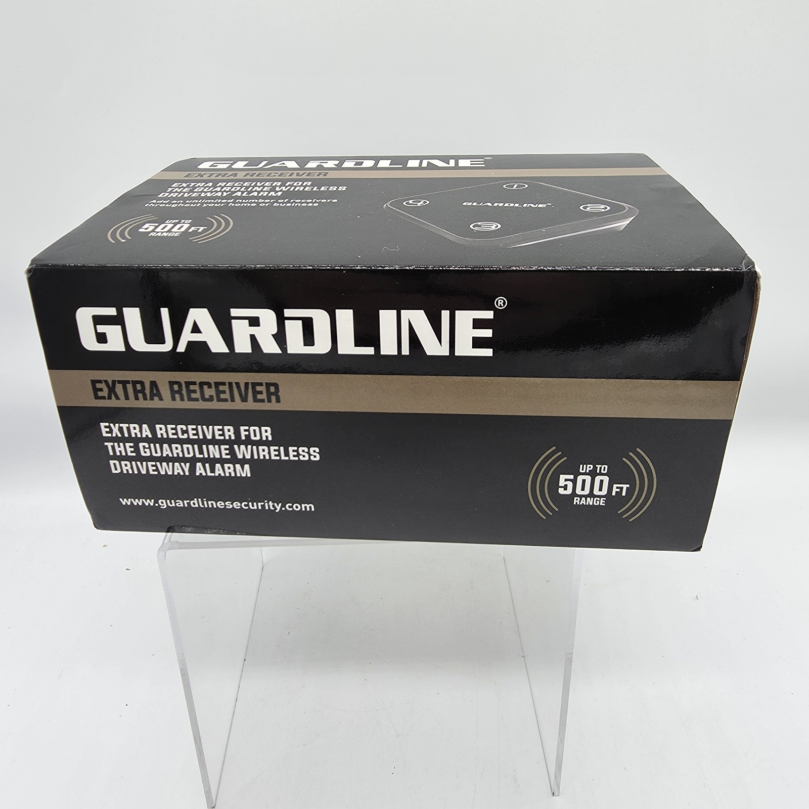 Guardline Extra Receiver For Wireless Driveway Alarm 500 Ft. Range New Open Box
