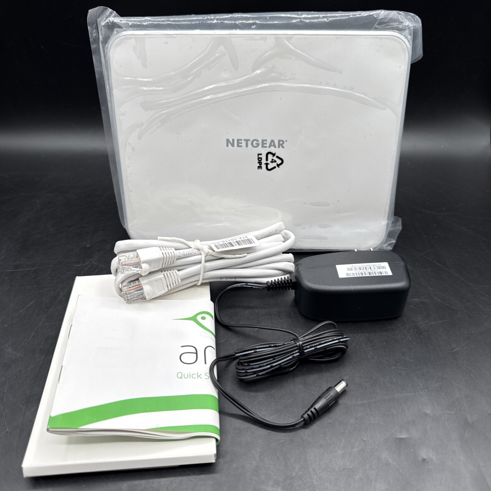 Netgear Arlo VMB3000 Base Station Only (No Cameras) With Power Cord – White