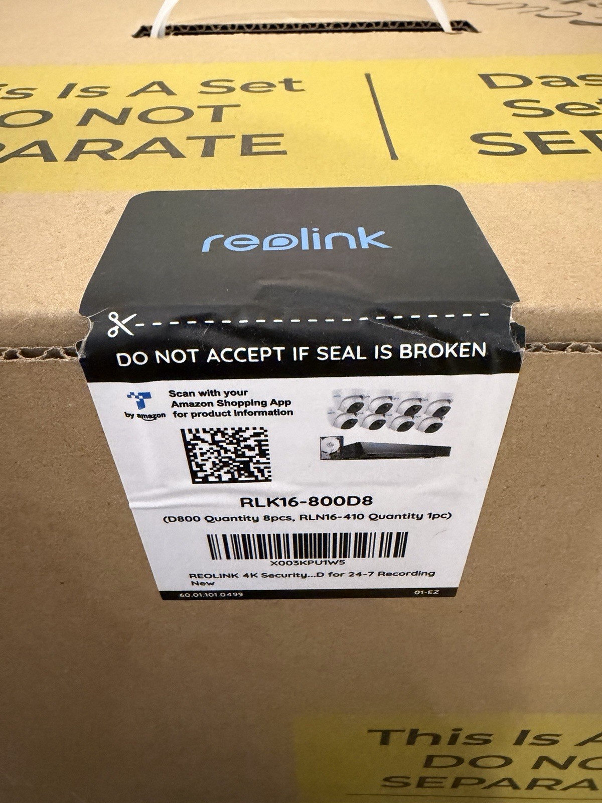 REOLINK 16CH 4K Security Dome Camera System with 4TB HDD RLK16-800D8