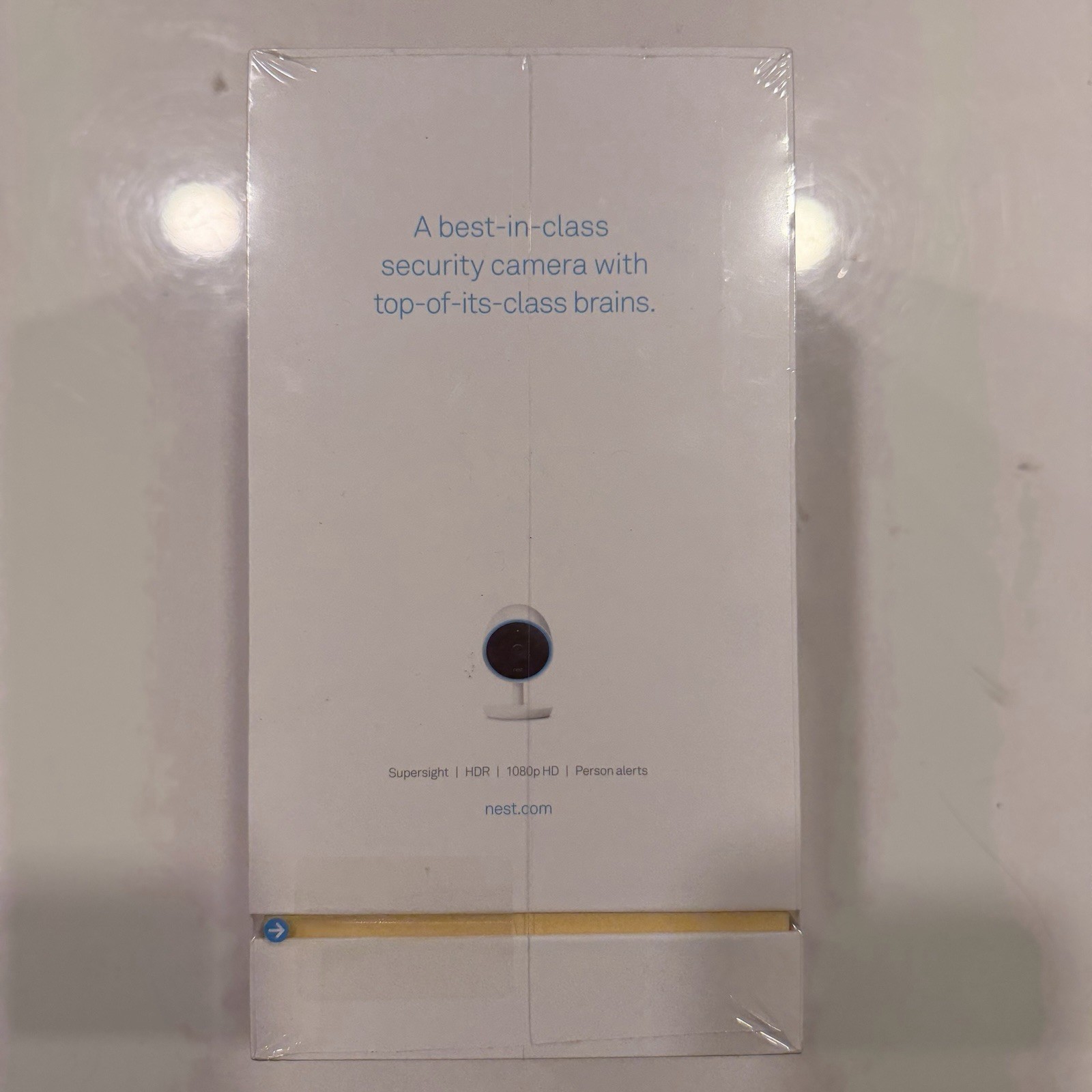 Nest Cam IQ Indoor 4k Sensor For Clear 1080p Video HDR NC3100US A0053 Sealed