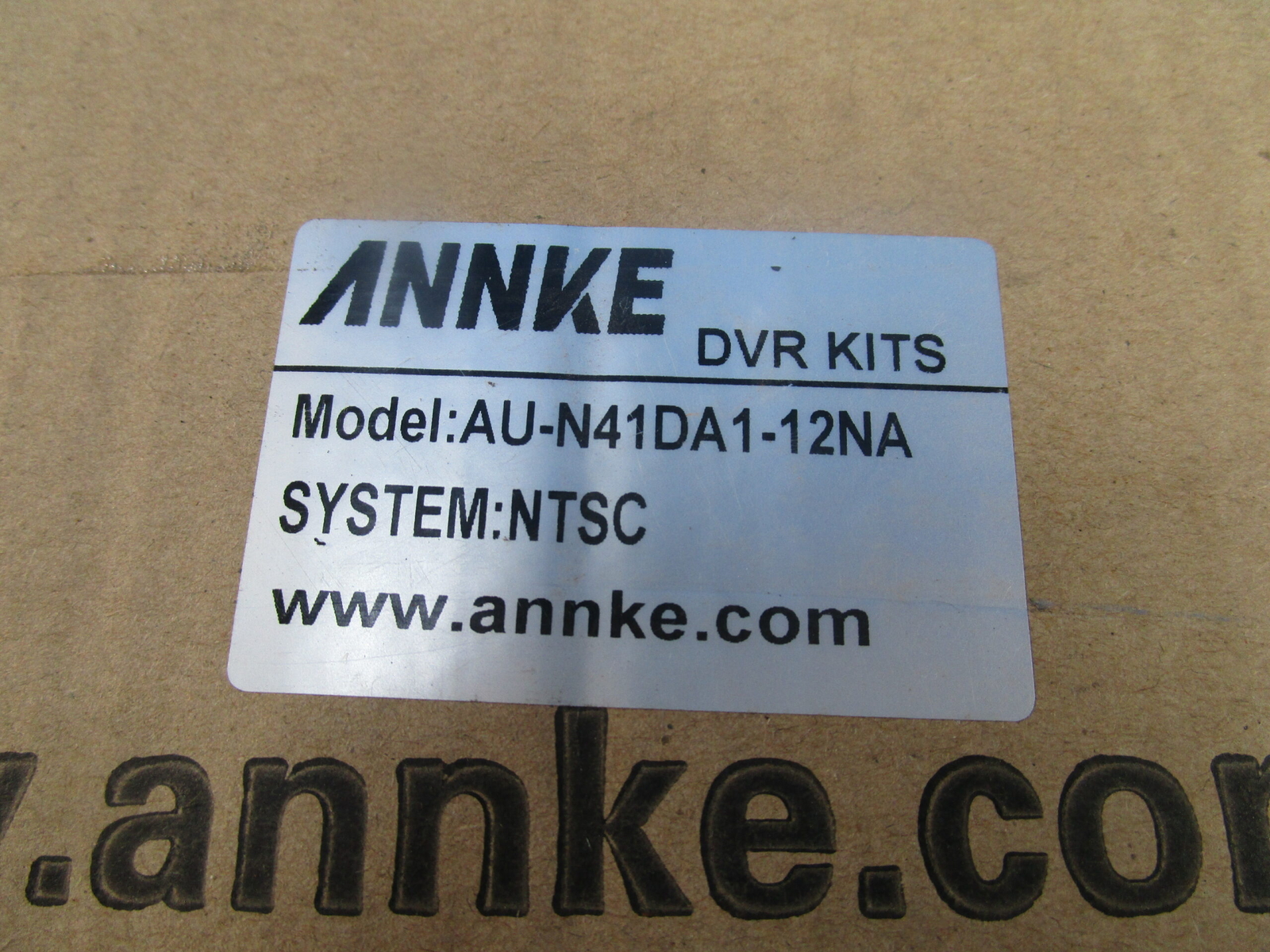 NEW ANNKE DVR SECURITY SYSTEM KITS AU-N41DA1-12NA 1 Y WARRANTY