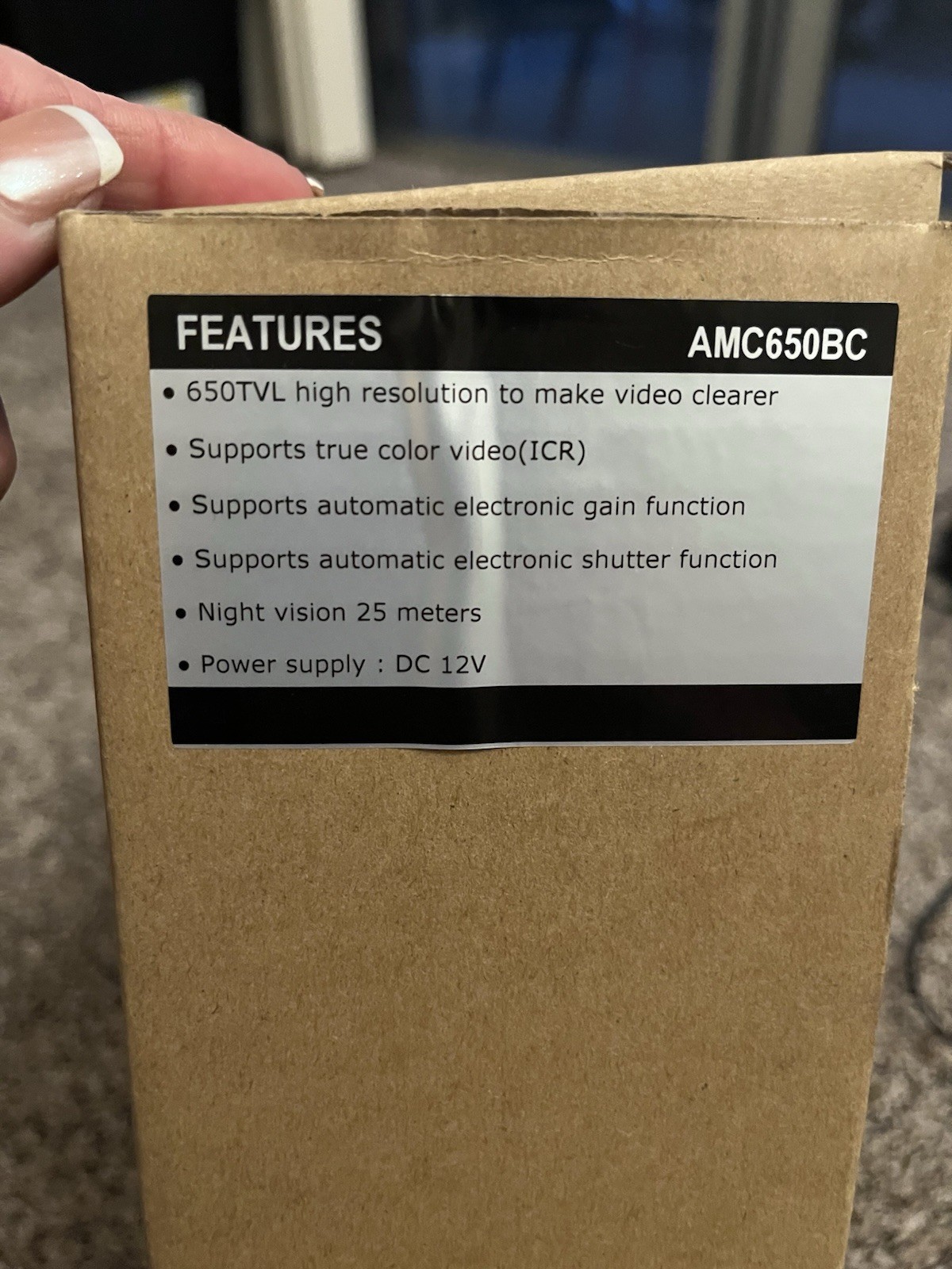 Amcrest AMDV6504 4-Channel Analog Camera System Night Vision 650TVL BNC 12V