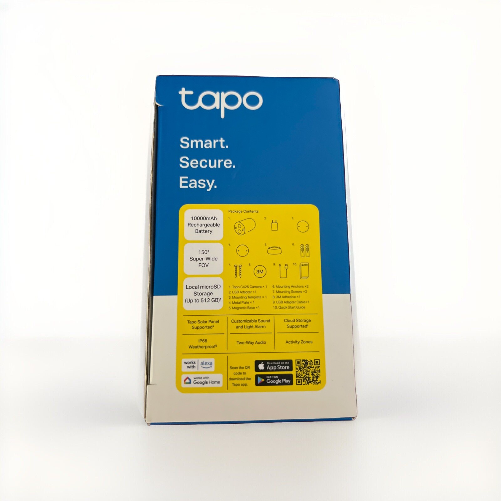 TP-Link Tapo Wire-Free MagCam, Indoor/Outdoor 2K Battery Powered Smart Security