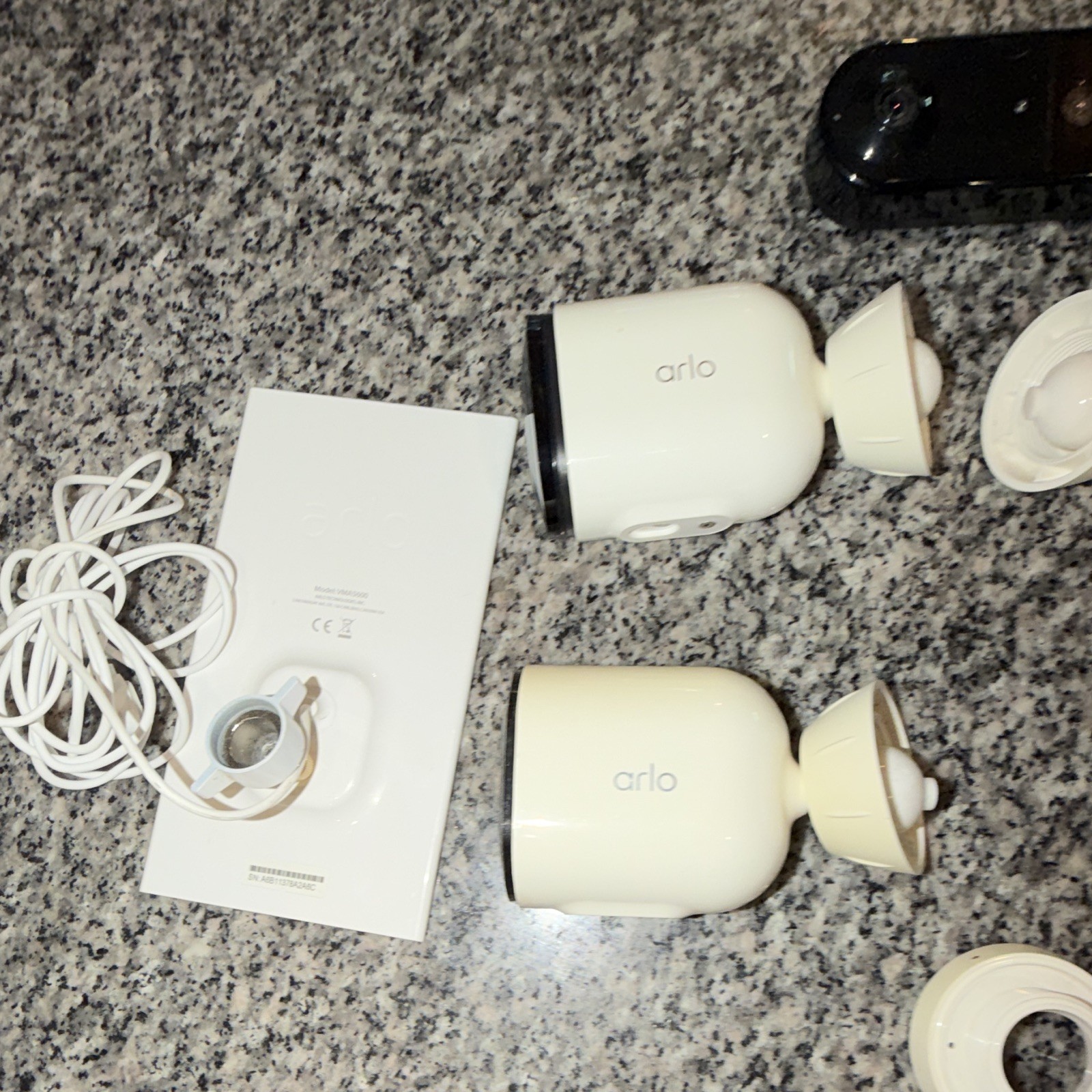 Arlo VMA5600 Wi-Fi 1080p System: 3 Cameras, Doorbell, Solar, Charger