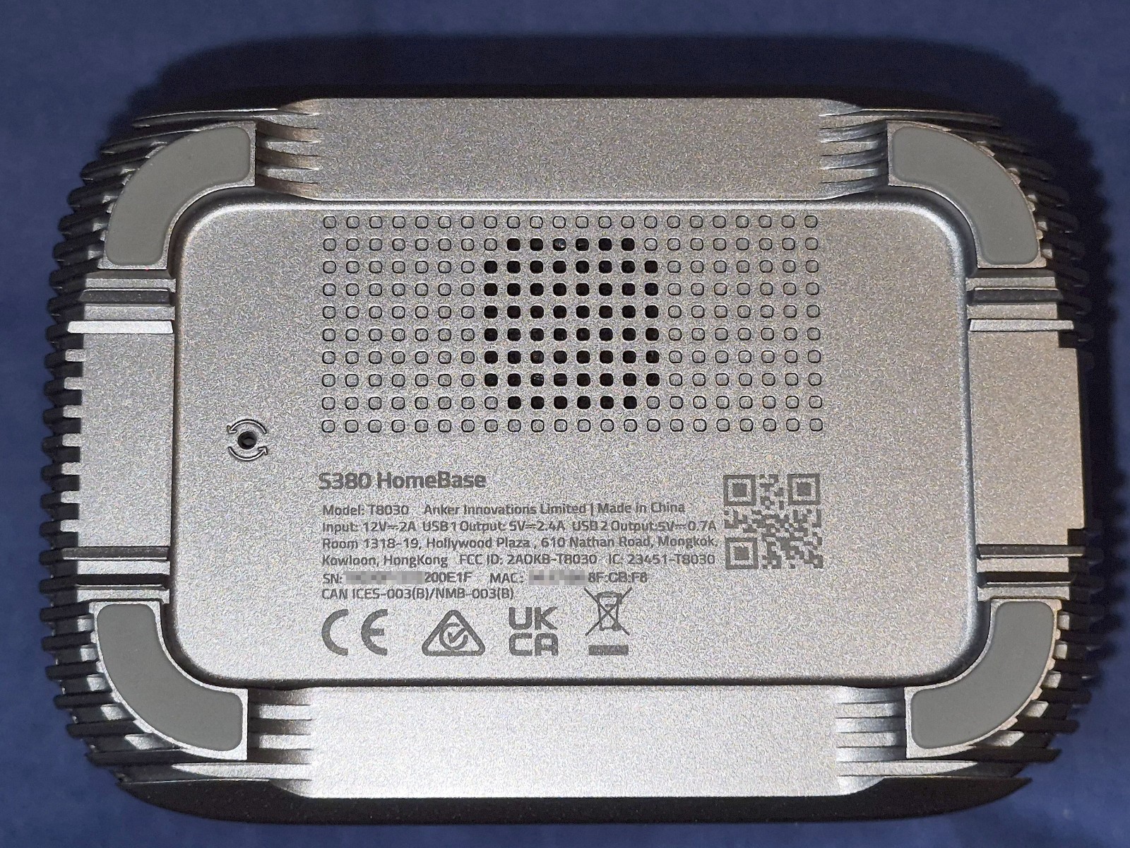 Eufy Security S380 HomeBase T8030, No Accessories – TESTED