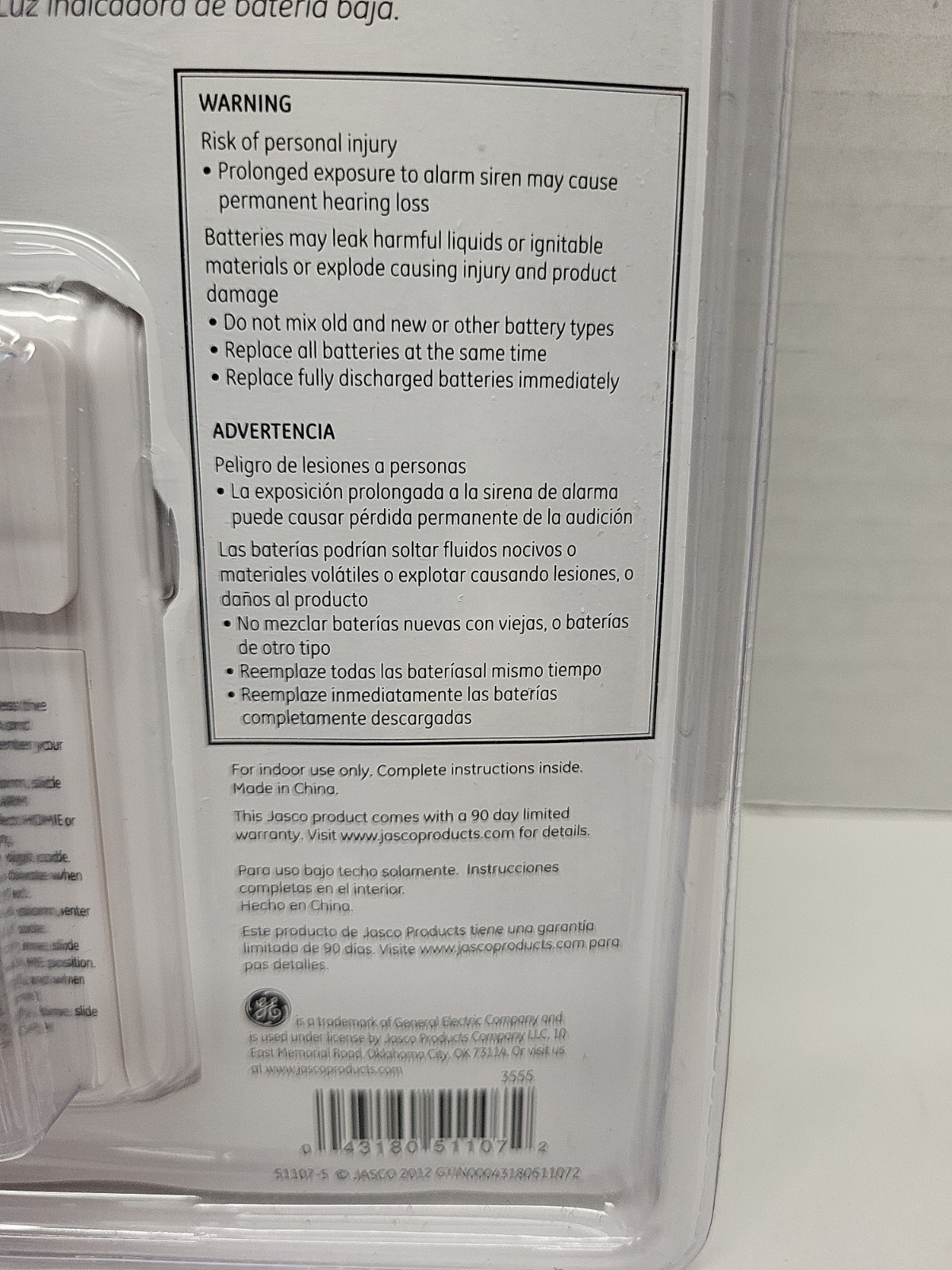 GE Window / Door Alarm Kit Personal Security Entry Chime Mode 51107 New