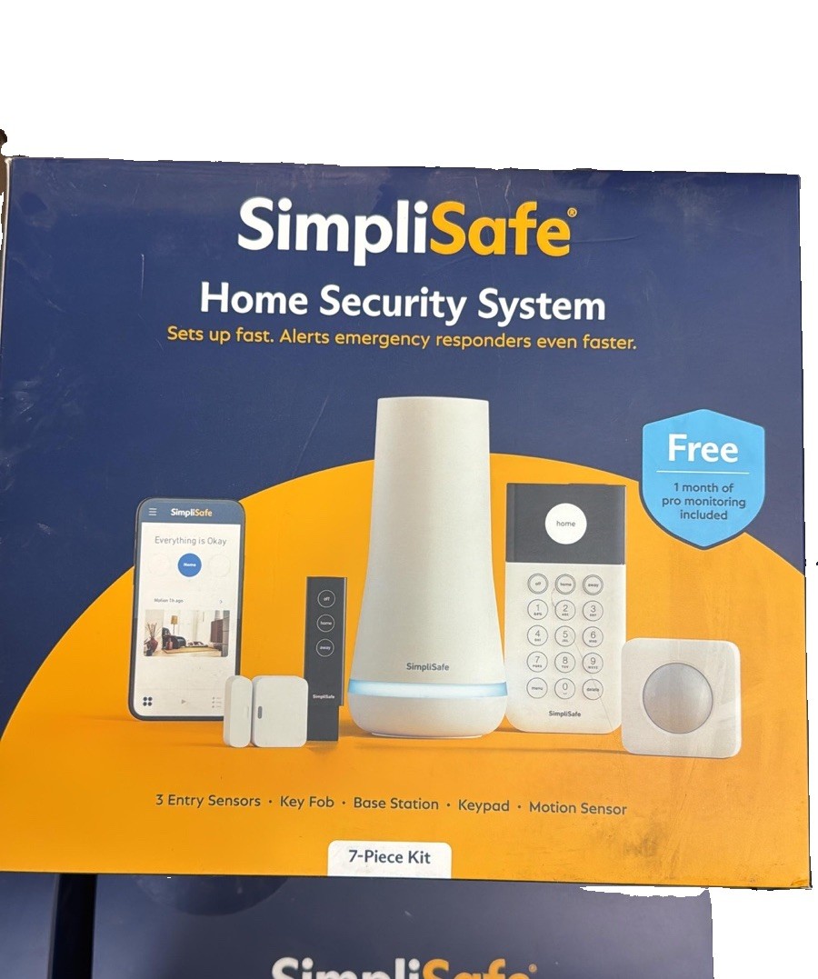 SimpliSafe Smart Home Security System (7-Piece Kit) – New