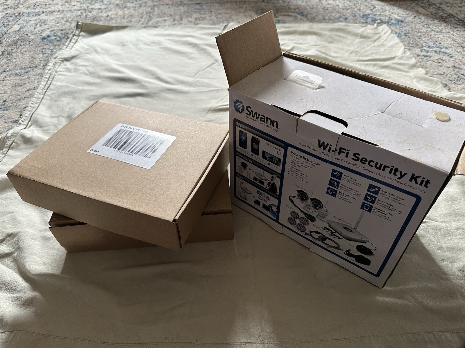 Swann Wi-Fi 720p HD Security Kit 2-Cam, 500GB NVR SRNVR-460H-US