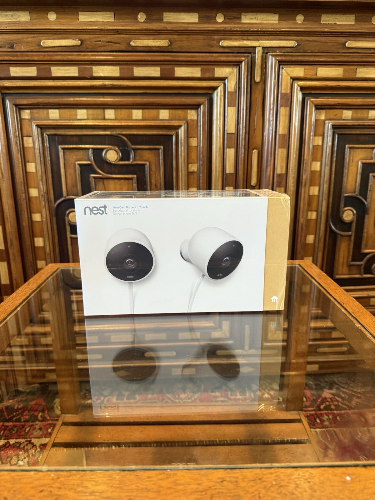 NEST Cam Outdoor Smart Security Camera (2-Pack) NC2400ES – Sealed NEW