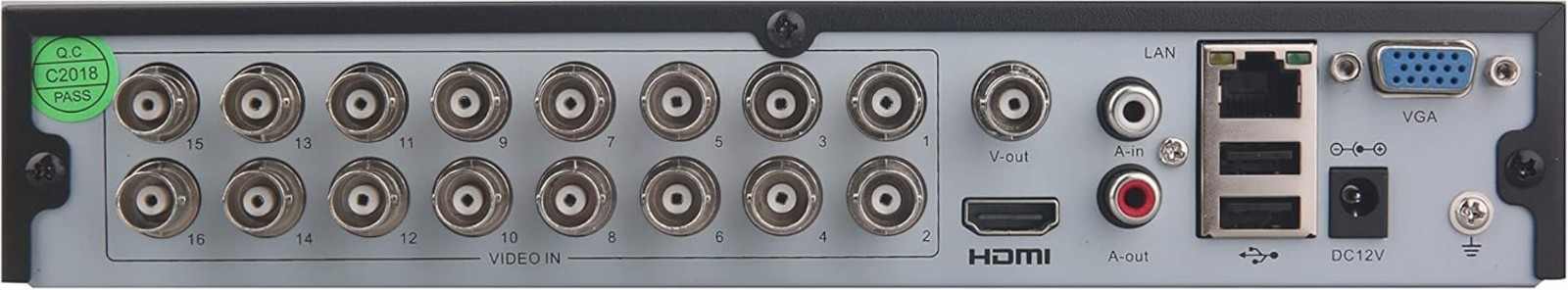 Advanced 16CH Hybrid DVR/NVR with Remote Access & Intelligent Detection Features