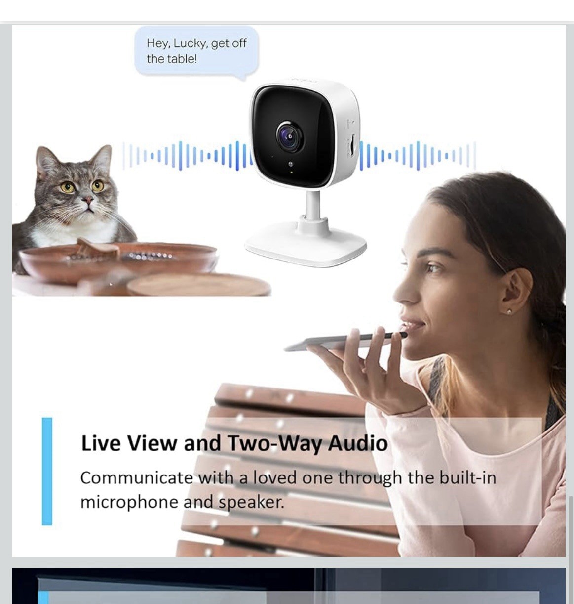 2x Bundle TP-LINK System Tapo C 100 Indoor/Night Vision Security WiFi Camera