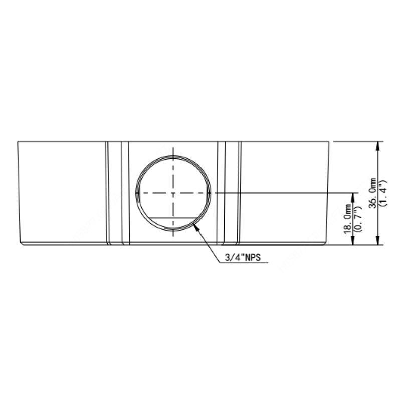 Alibi Junction Box ALI-JB03-G-IN – American Security Camera Company