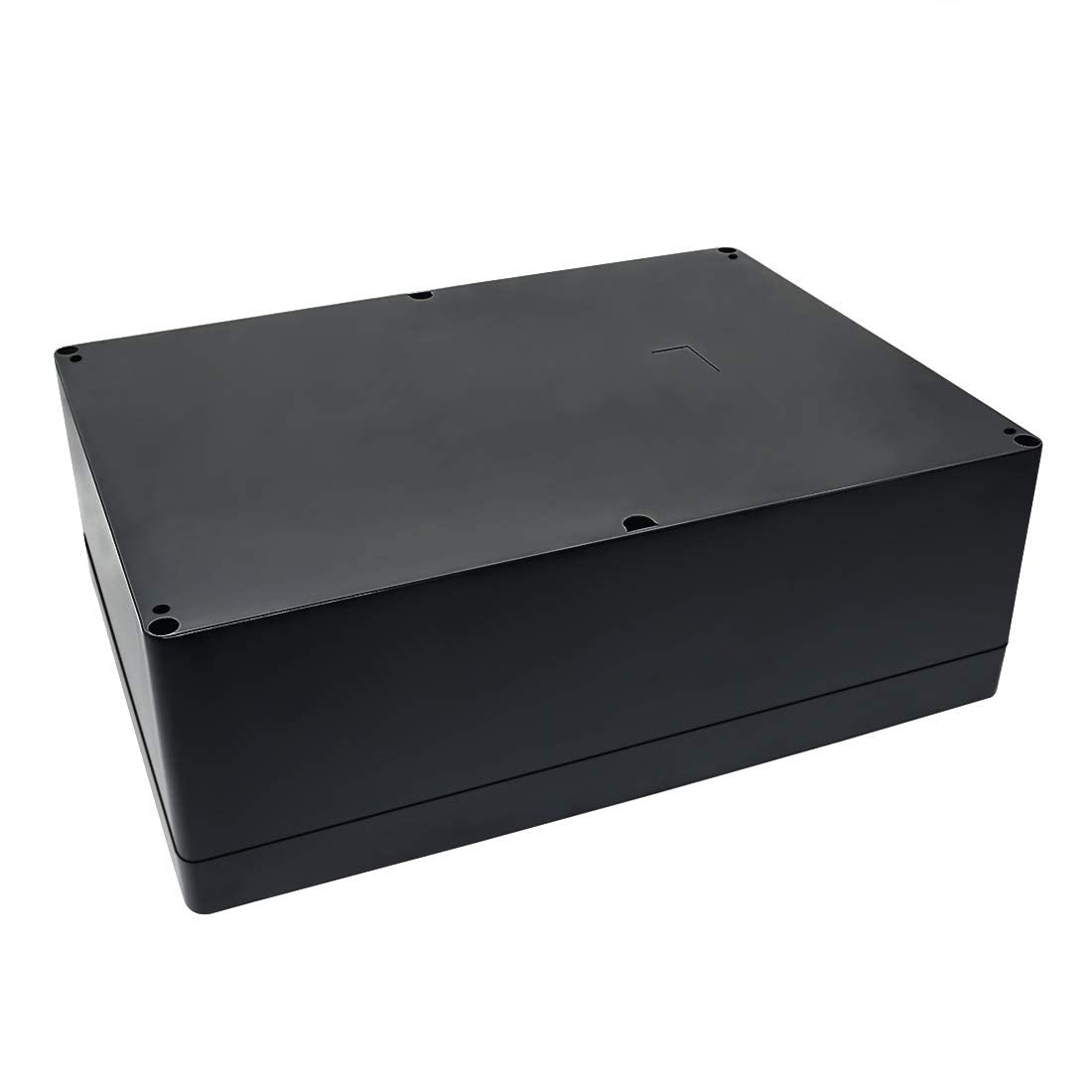 LeMotech ABS Plastic Electrical Project 10.4″ x 7.2″ x 3.7″, Black (1 pack)