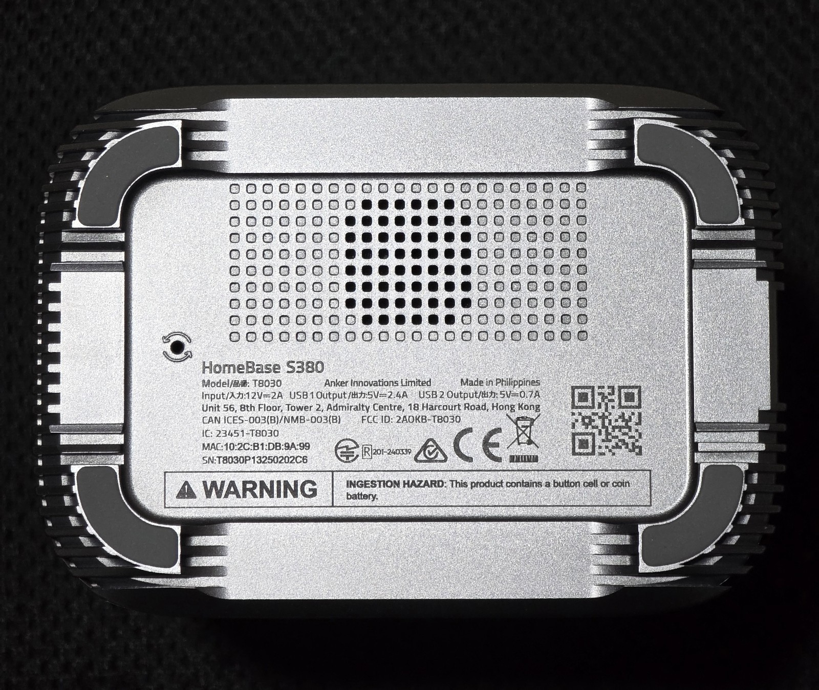 Eufy HomeBase 3 (S380) AI Hub With 960GB Samsung Enterprise High-Endurance SSD