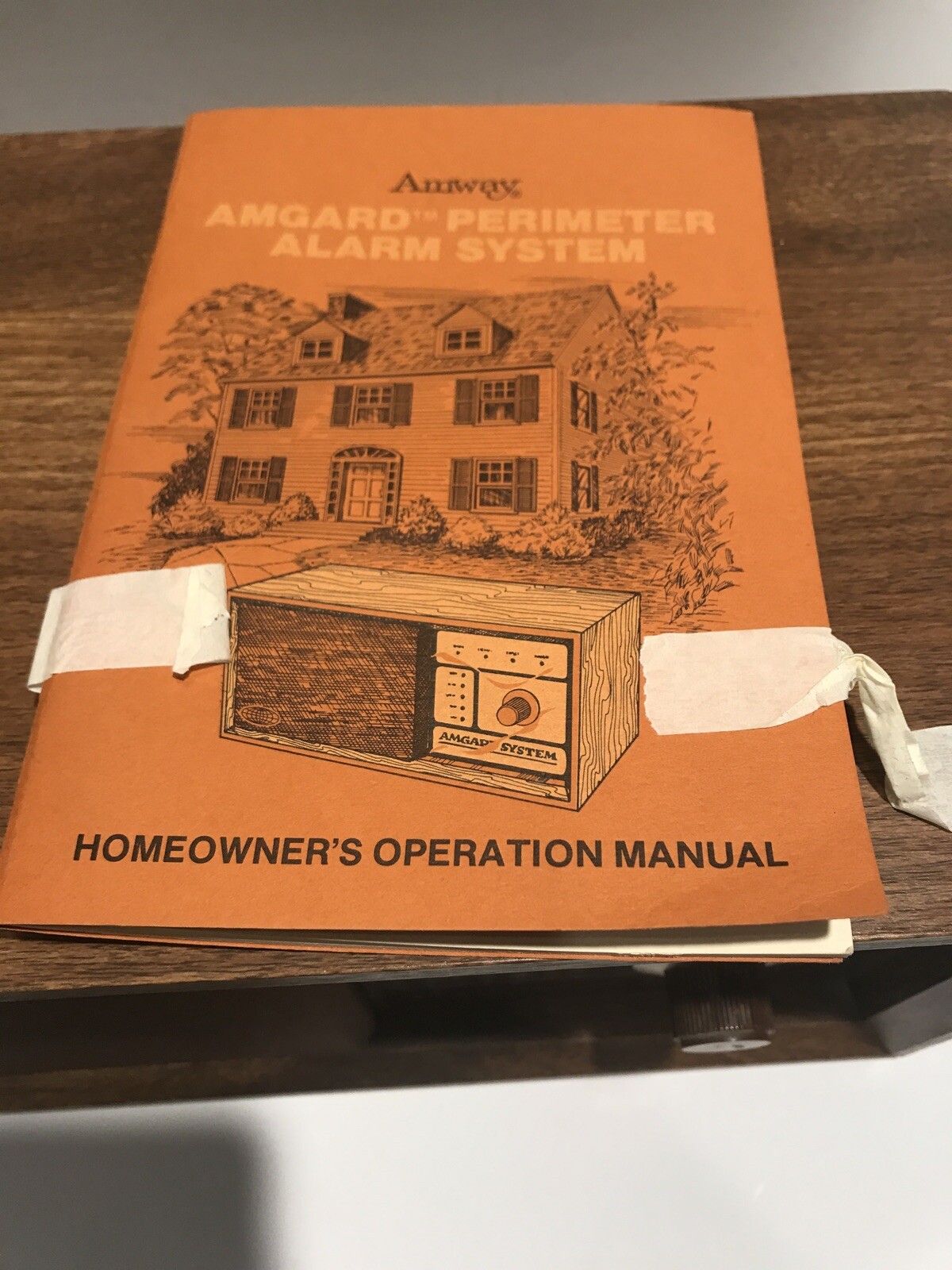 Vintage Amgard Perimeter Alarm Control Unit Model E 8496 Amway Security System