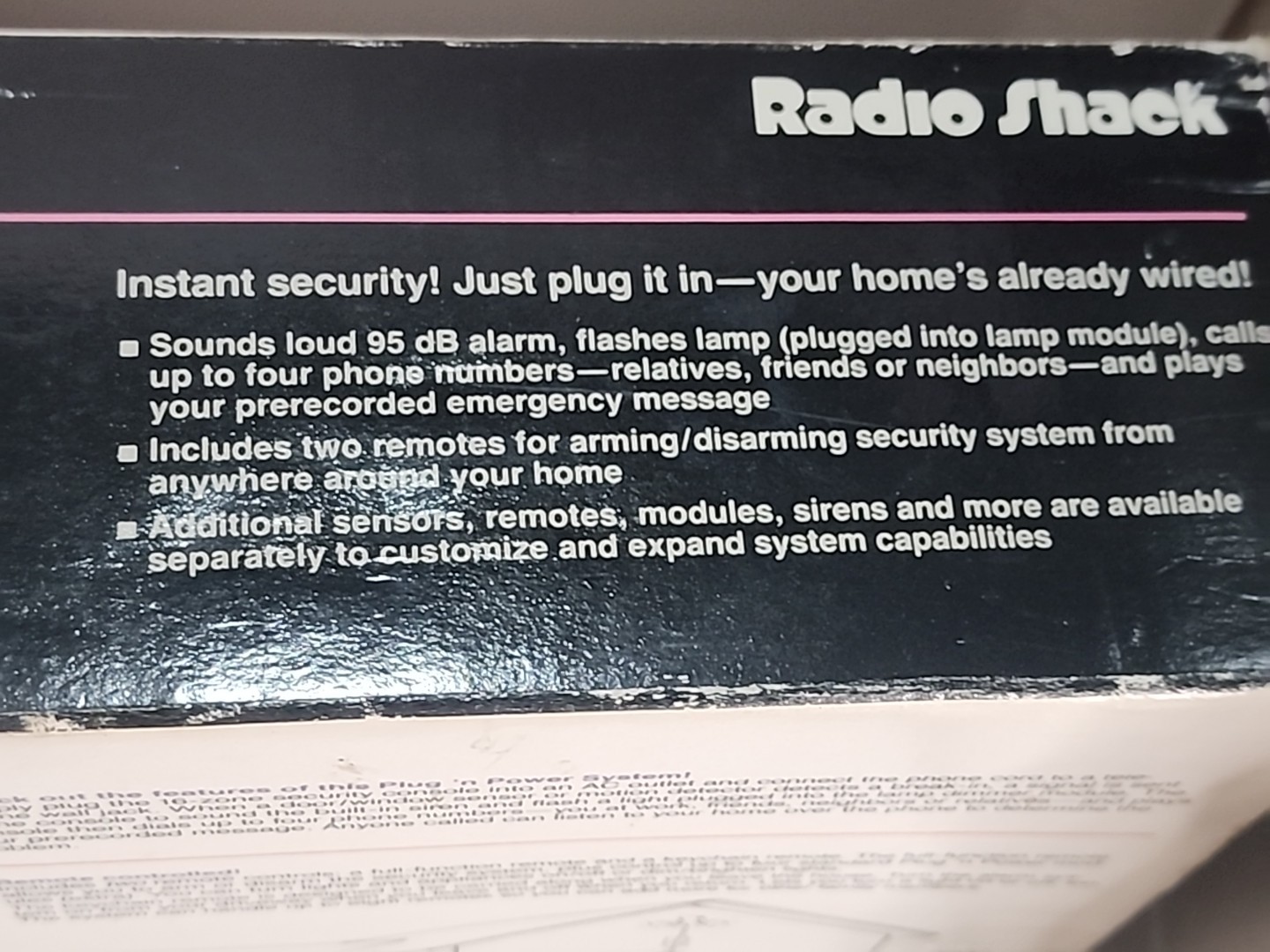 Vintage Radio Shack Wireless Home Security System w/ Phone Dialer 61-2610 (BT3)