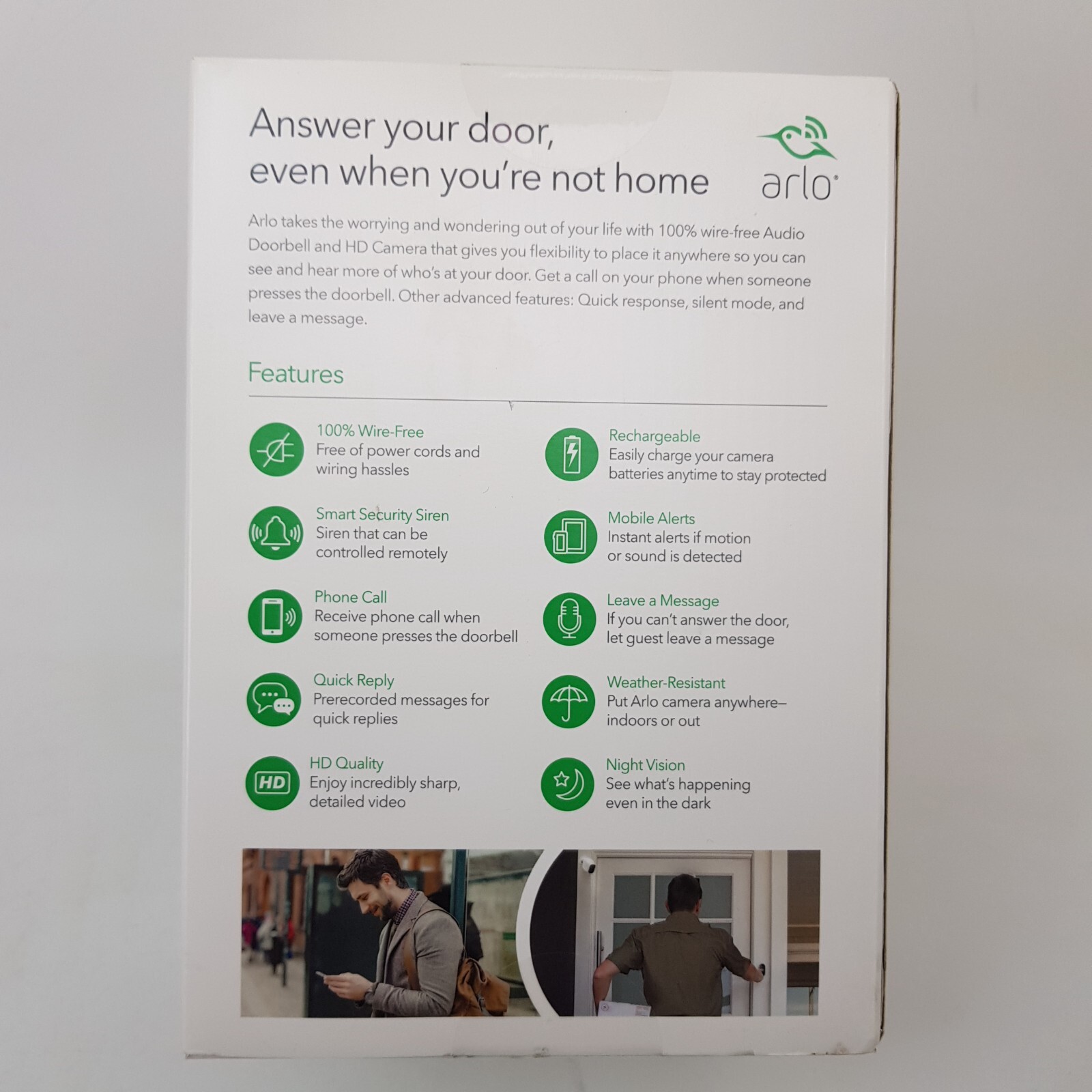 Arlo Smart Home Pro HD Camera Plus Audio Doorbell and Chime System