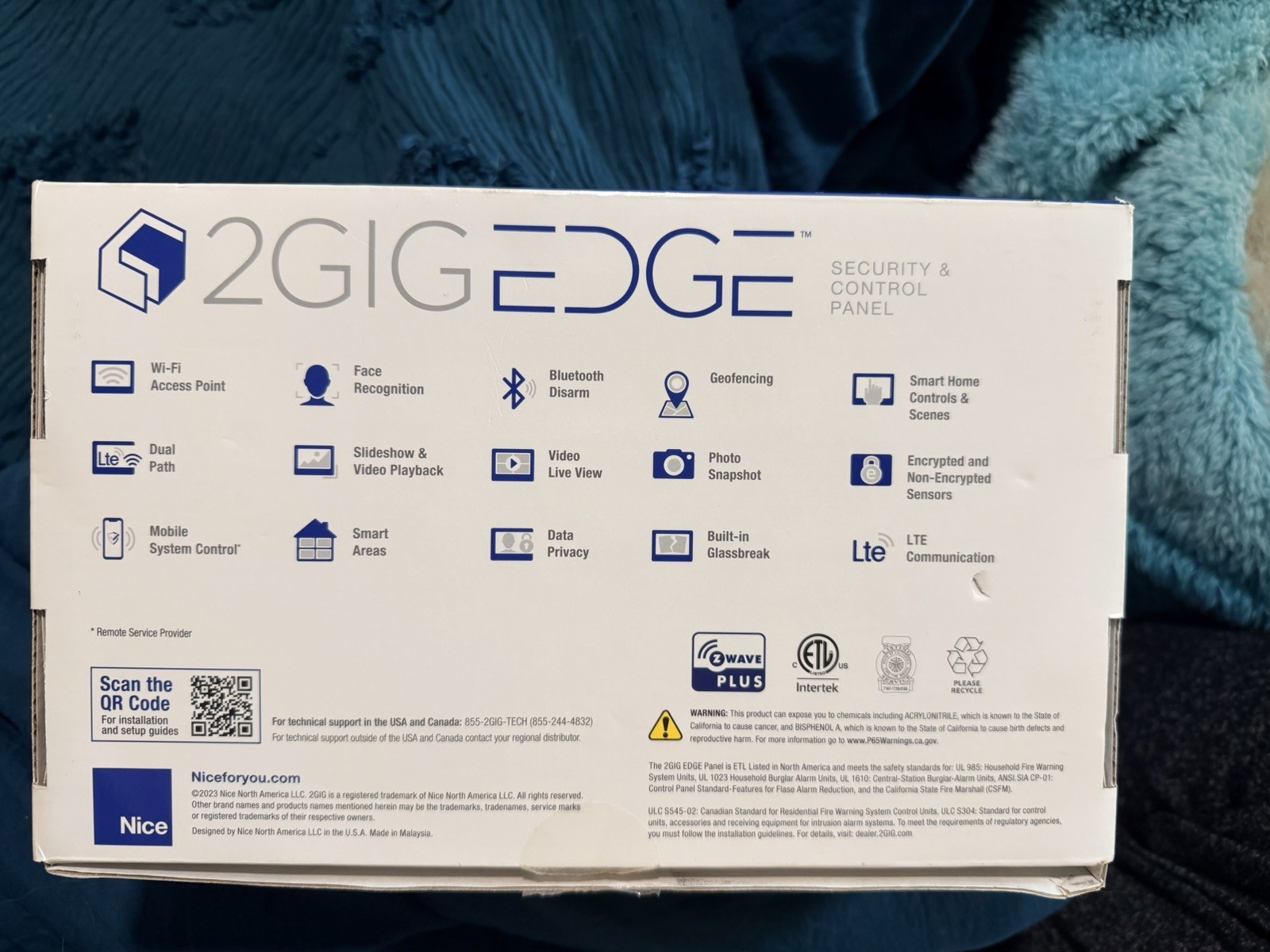 Alarm.com 2 Gig Edge Panel