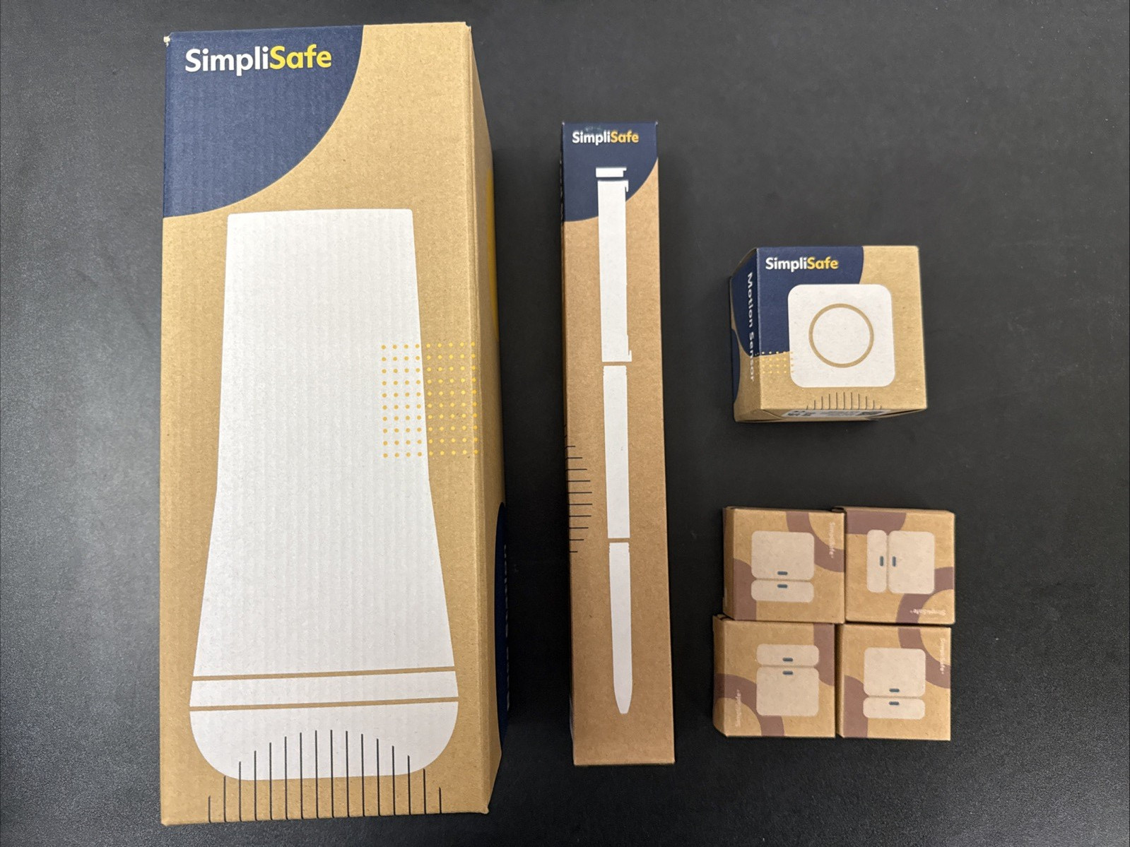 SimpliSafe Home Security System Indoor Camera 8 Piece Kit