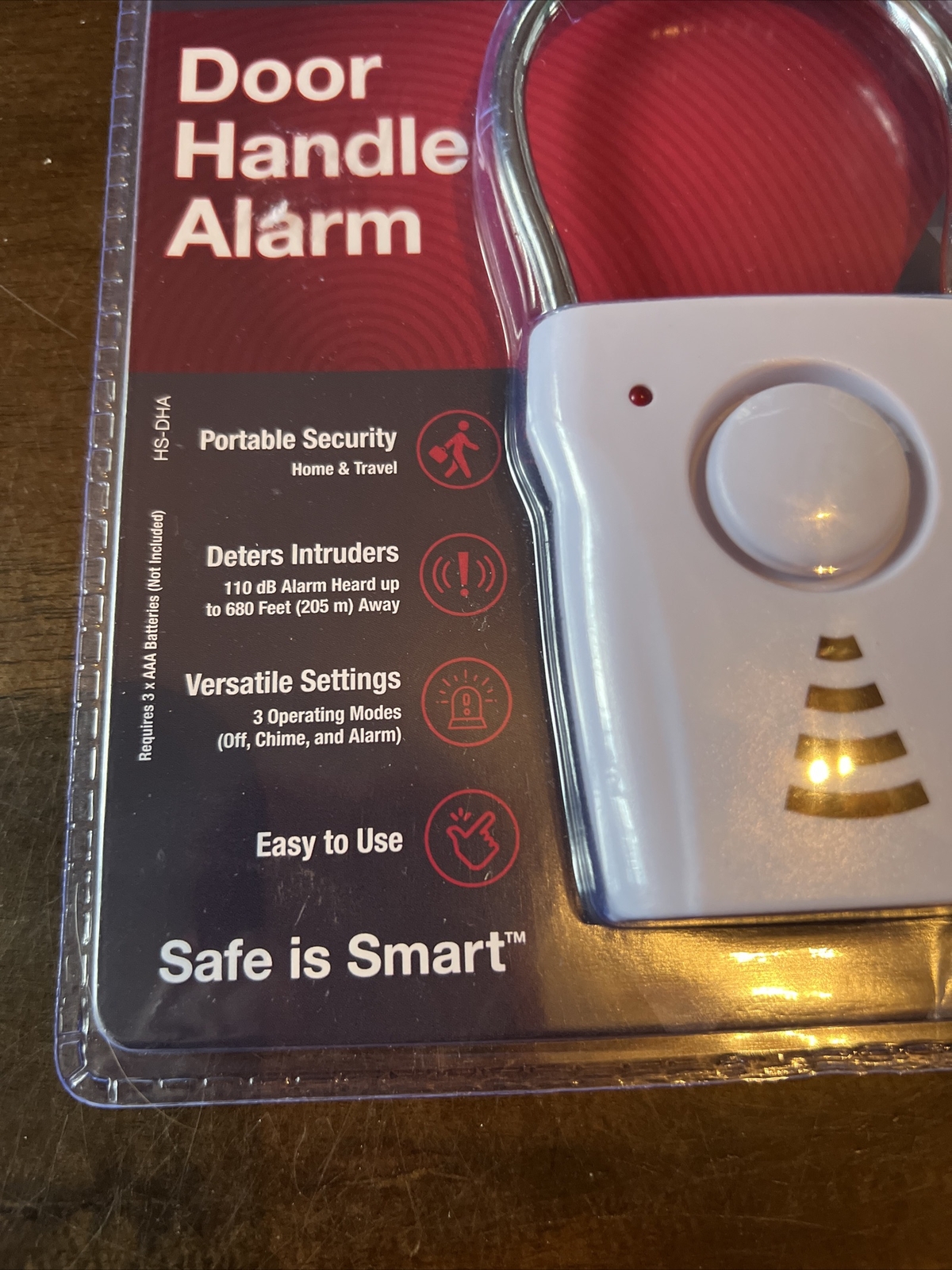 Sabre Door Handle Security Alarm With 2 Detection / 3 Operating Modes – HS-DHA