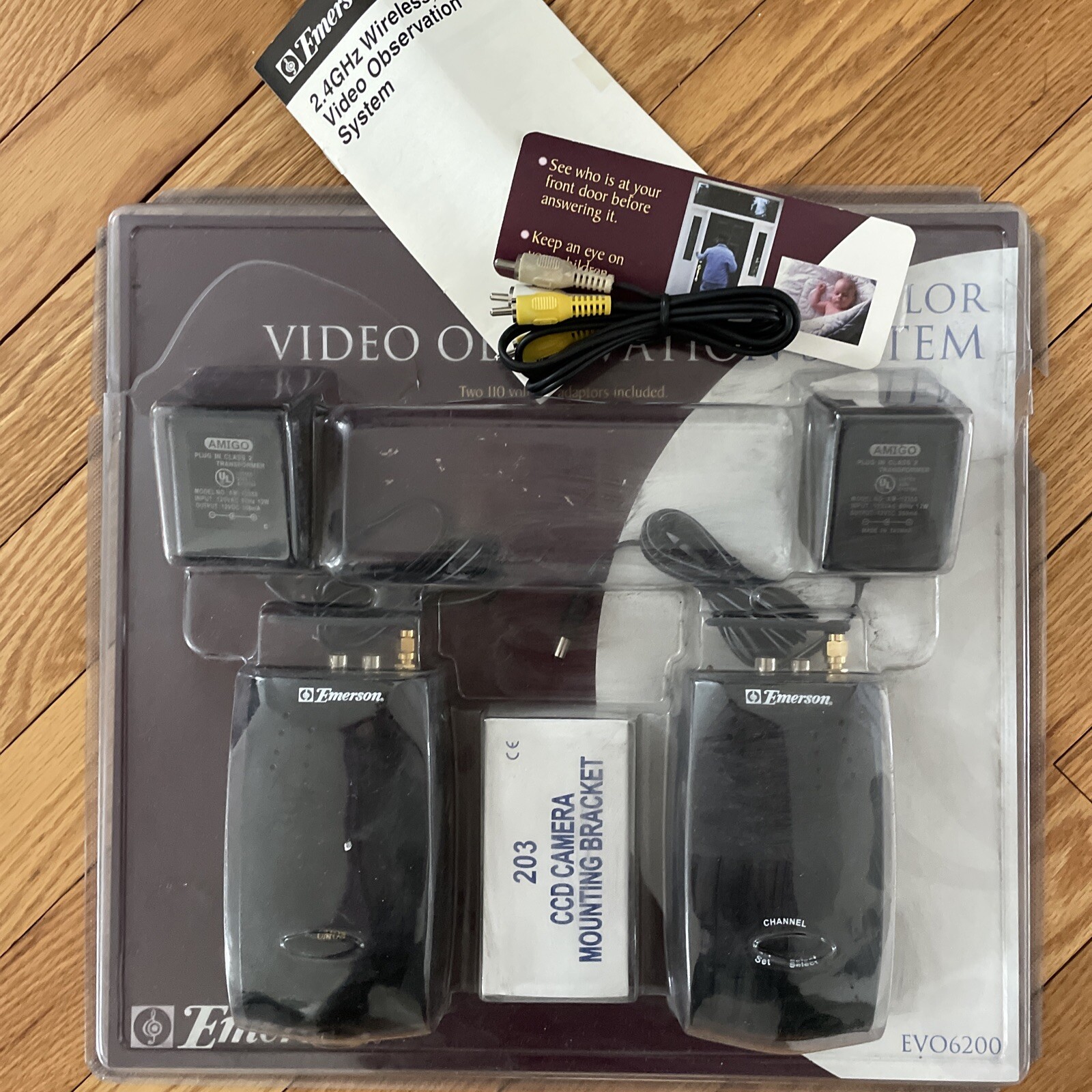 EMERSON EVO6200 2.4 GHZ WIRELESS VIDEO OBSERVATION SYSTEM NEW Old Stock