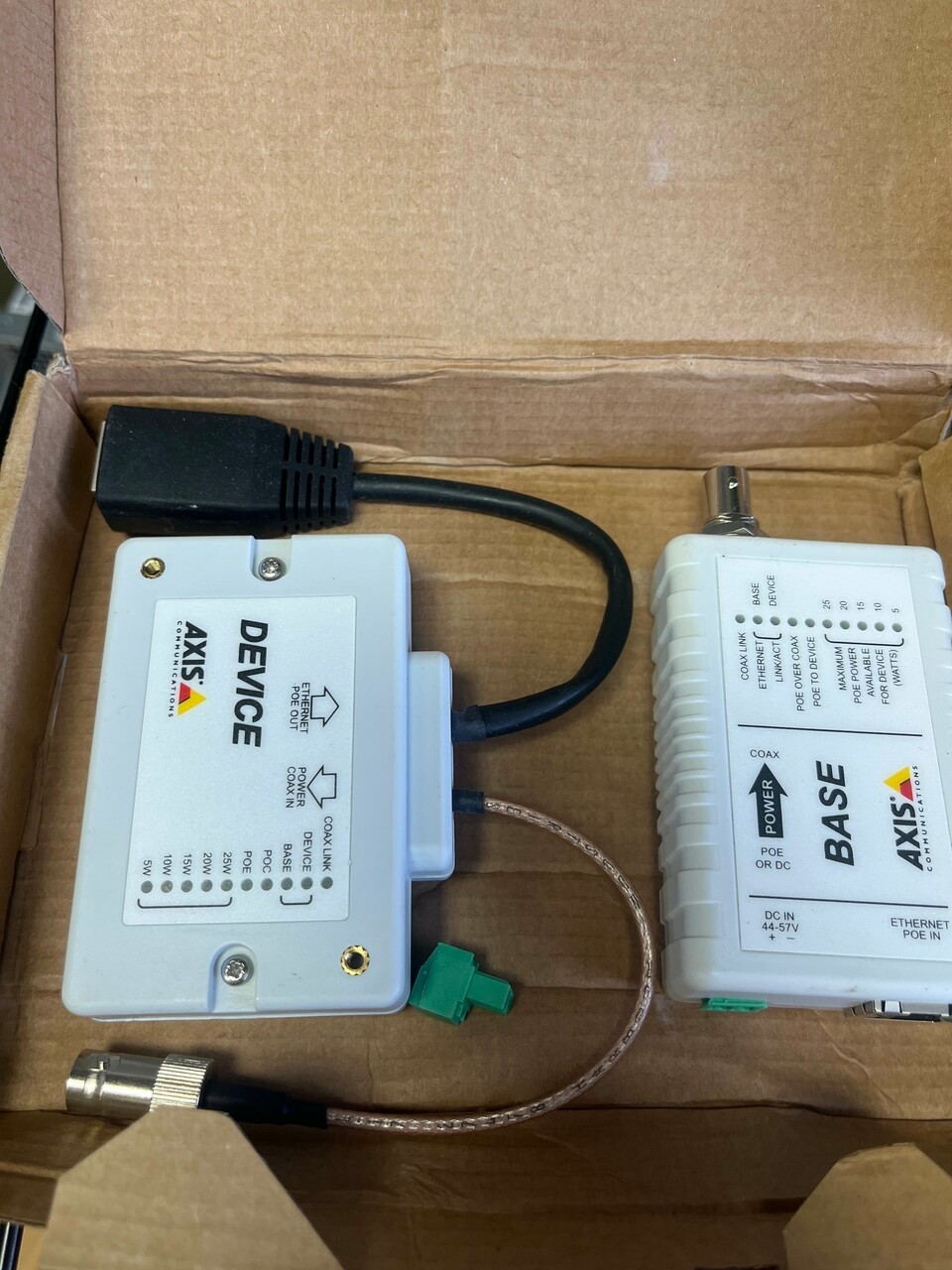 AXIS T8645 PoE+ Coax Compact Kit (01489-001) | Open Box | Never Used