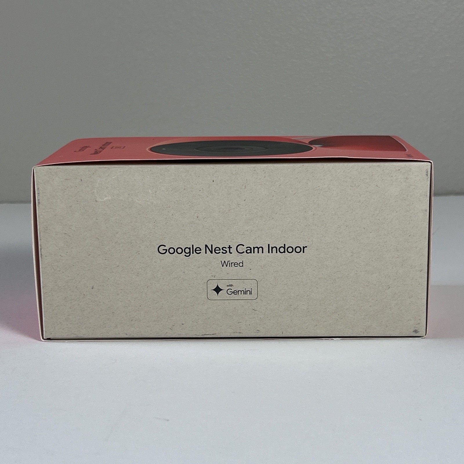 Google Nest Cam Indoor 3rd Generation Wired 2K Security Camera Berry Red