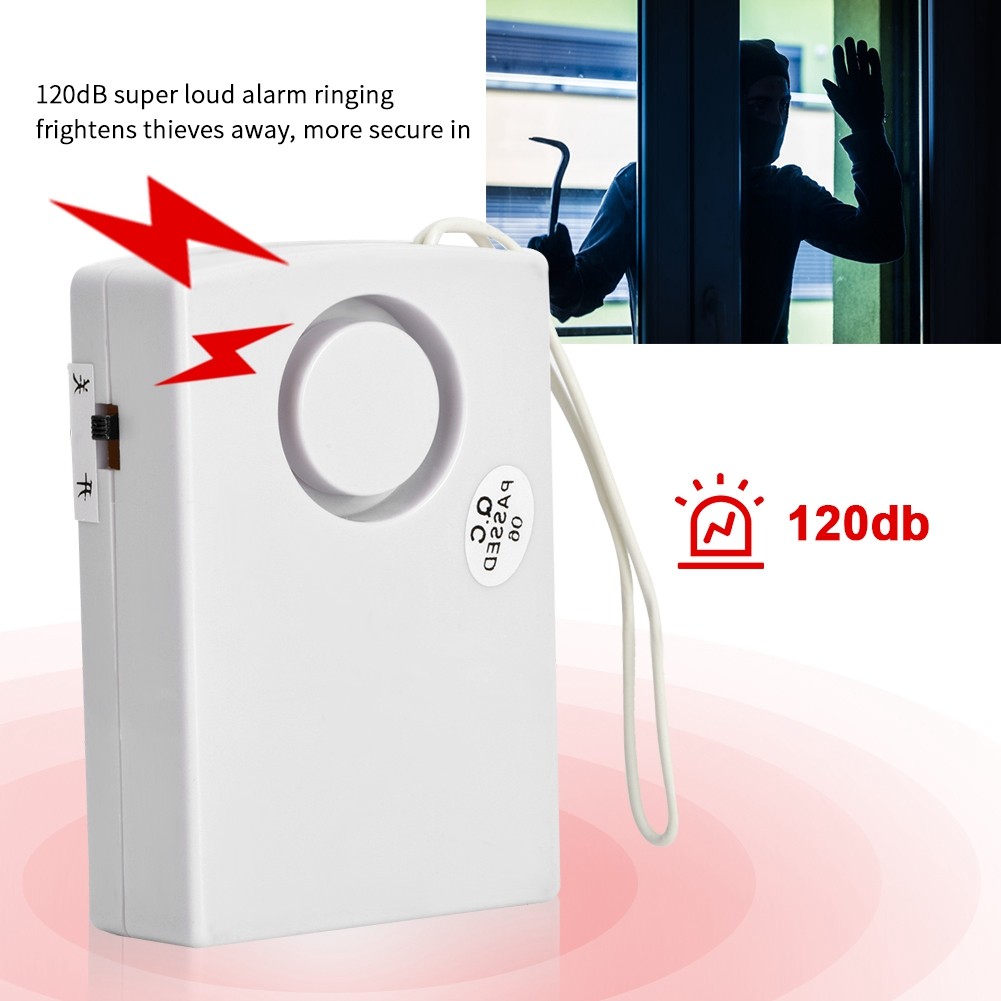 Touch 120dB Sensor Security Alarm Home Travel Door Window Burglar Alert Hot↑