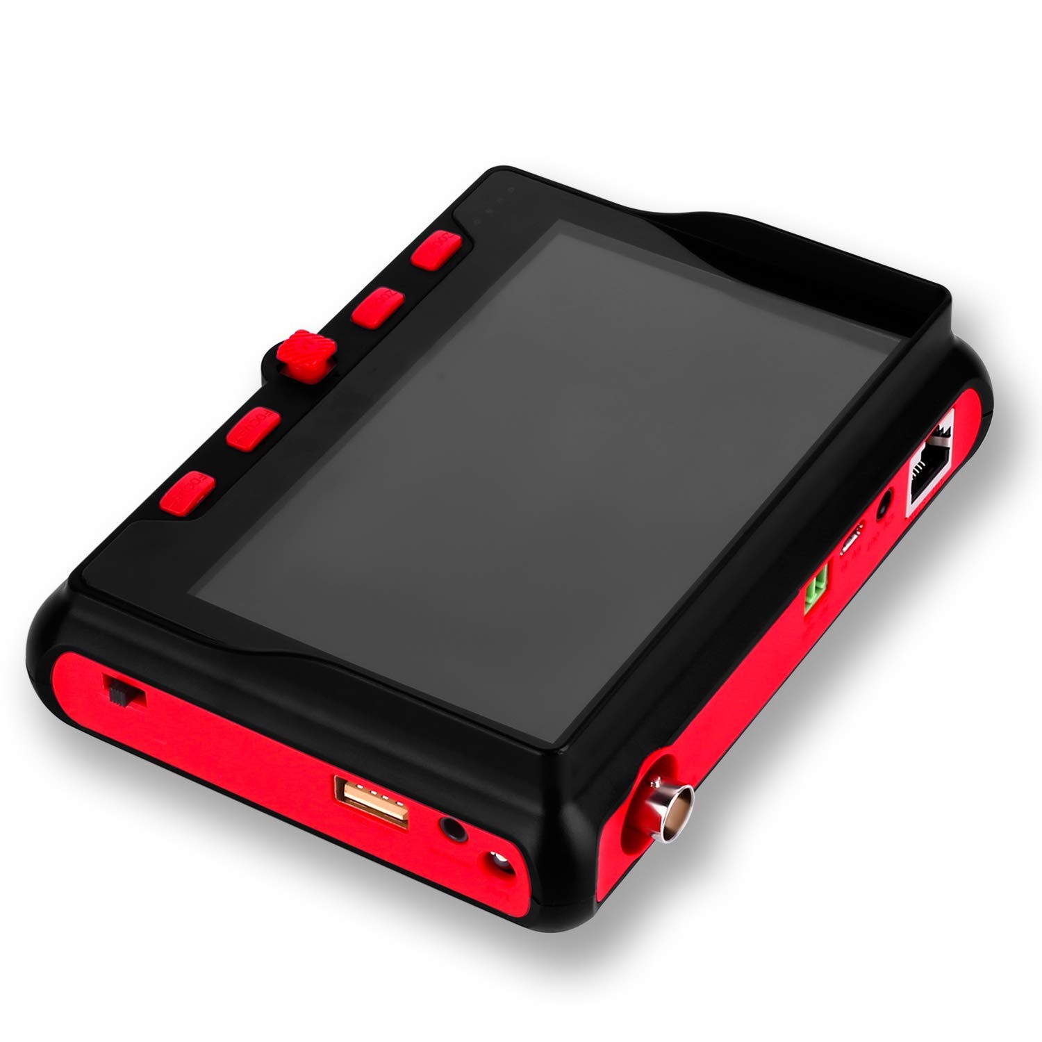 Wrist CCTV Tester, Portable Camera CVBS Analog Tester4.3 TFT Color LCD black