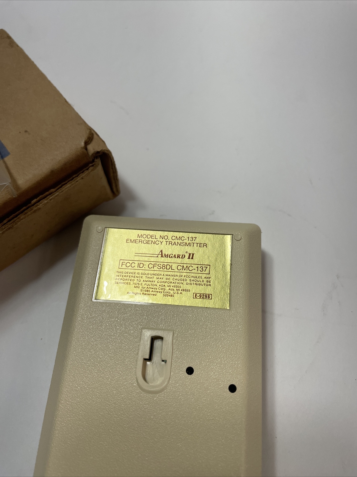 amway amgard 2 perimeter alarm remote keypad E-9298