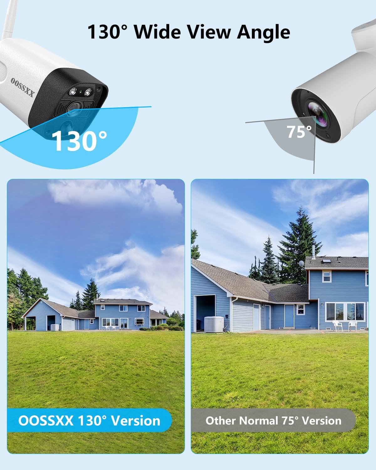 (2026 Update 120 Days Storage) Wireless WiFi Outdoor Security Camera System w…