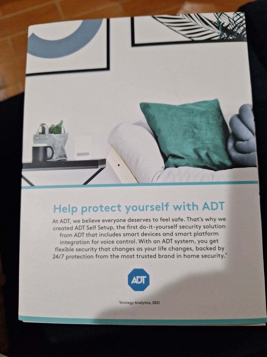 ADT Self Setup Smart Home Hub – White (S40LR1-01) New In Box