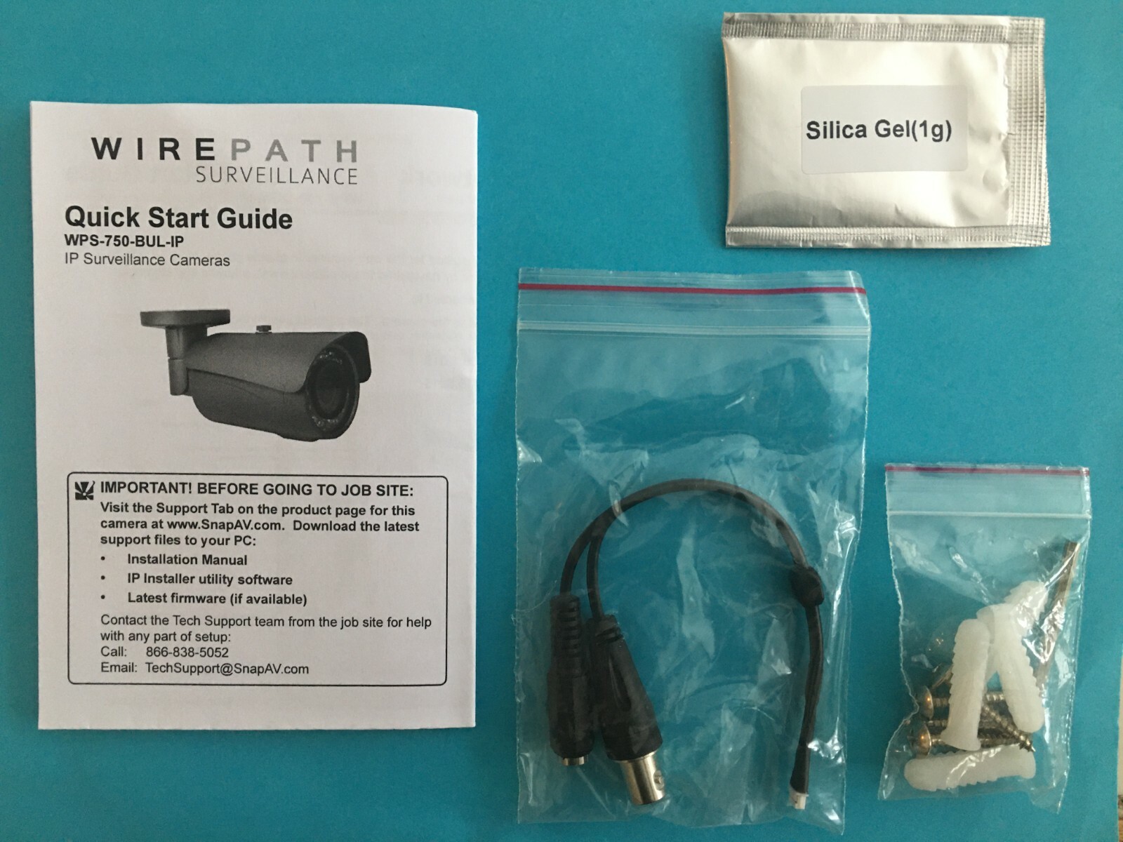 Wirepath Surveillance 750 Series Bullet IP Outdoor Camera (WPS-750-BUL-IP-WH)
