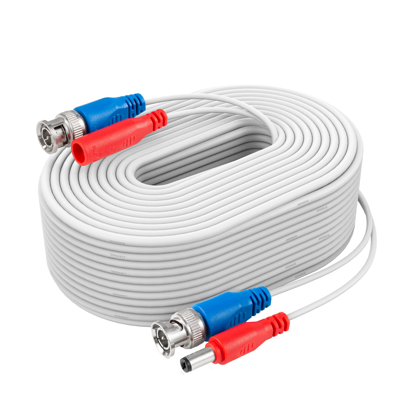 ANNKE 4X 100ft White Video Power Cable BNC RCA Wire for Security Camera System