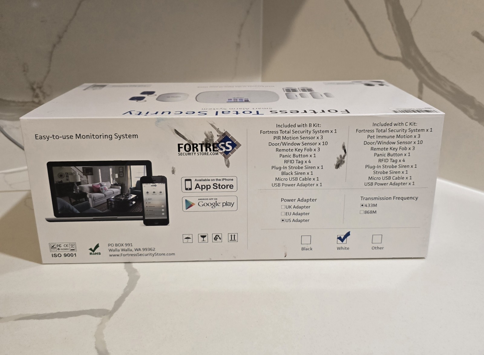 Fortress Security Store- DIY Total Security System A Includes Motion Sensors, Wi