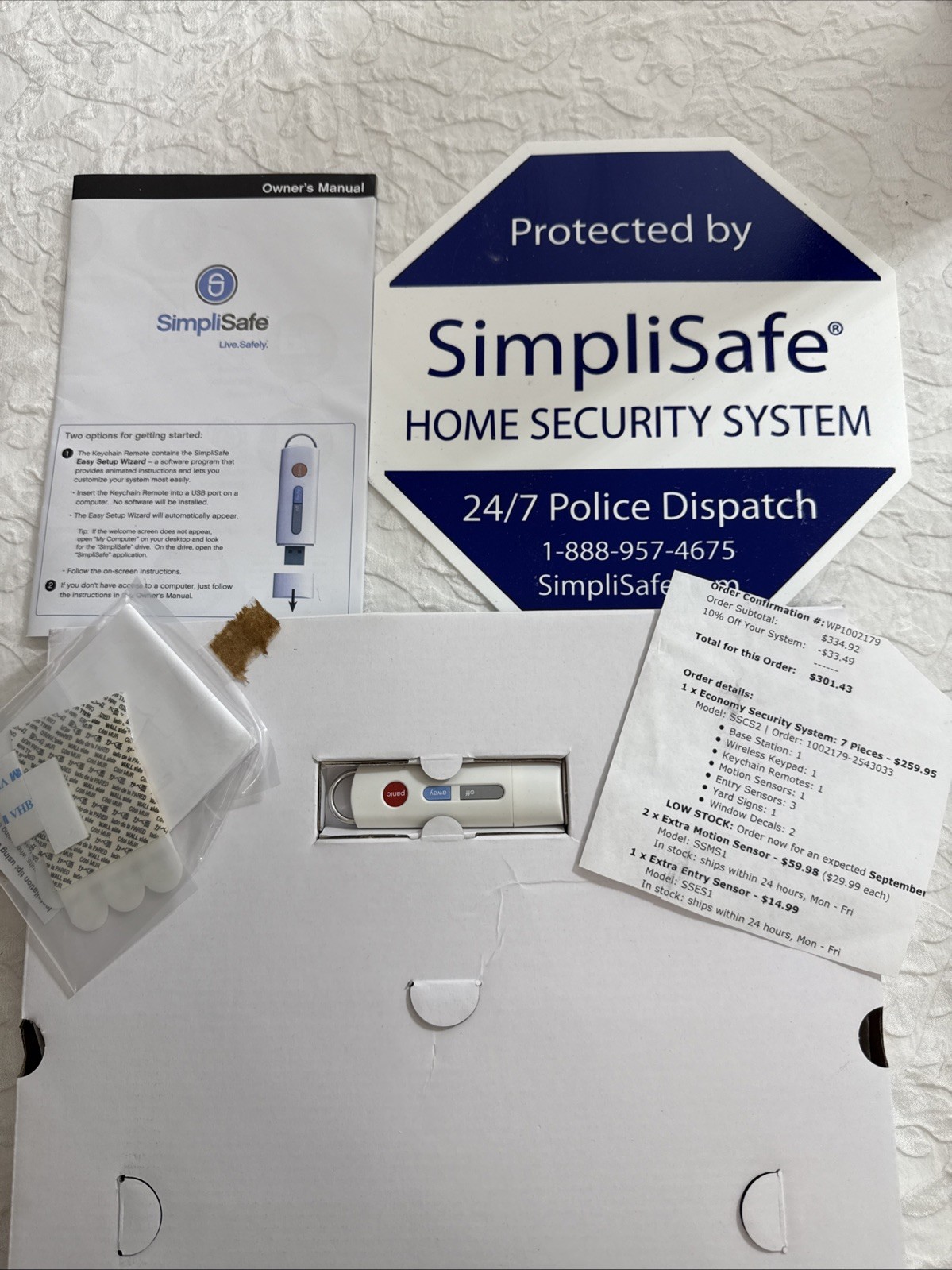 SimpliSafe Home Security System 1st Generation 10 Plus Piece Lot Bundle SS-1500