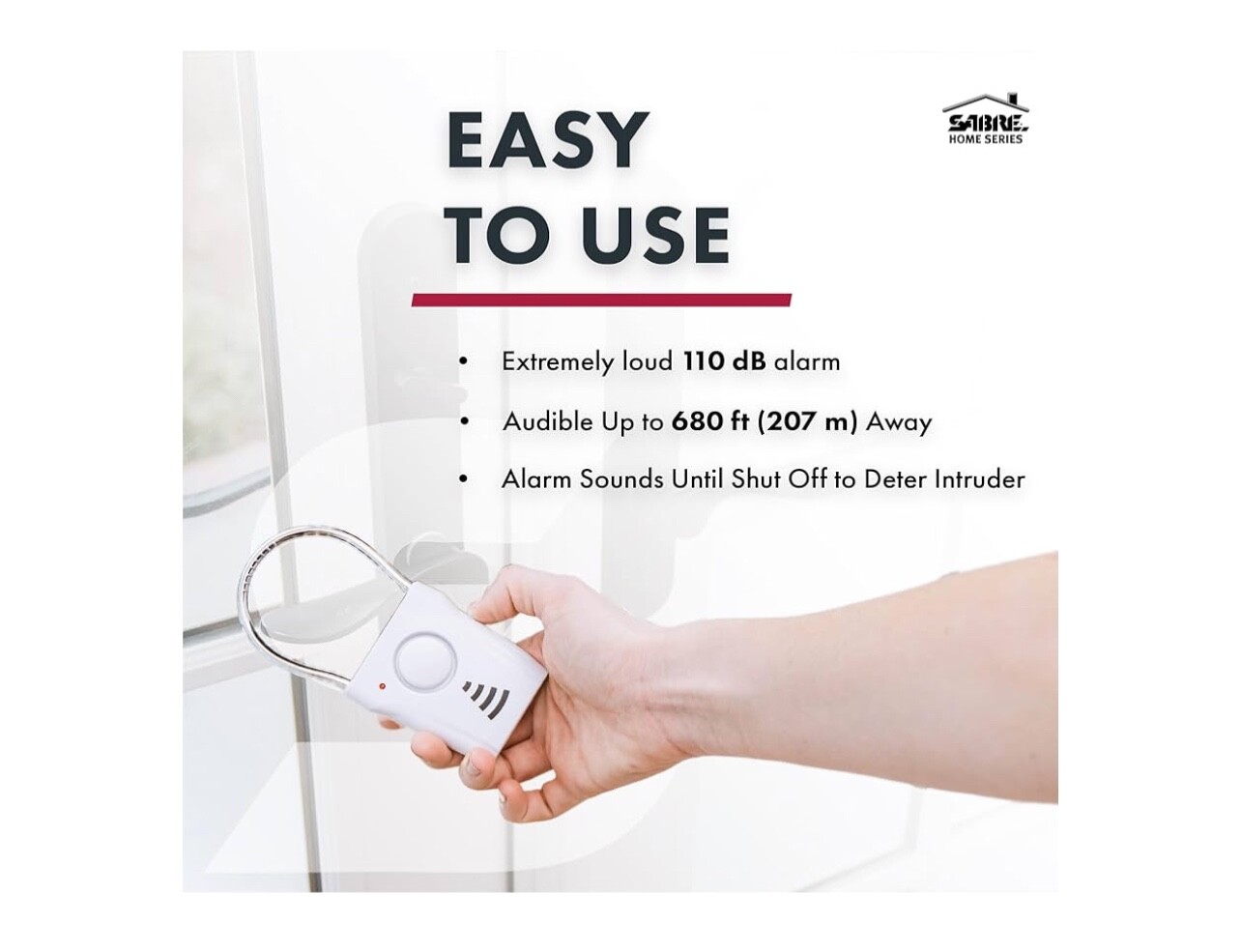 Sabre HS-DHA Door Handle Alarm! Brand New Sealed!