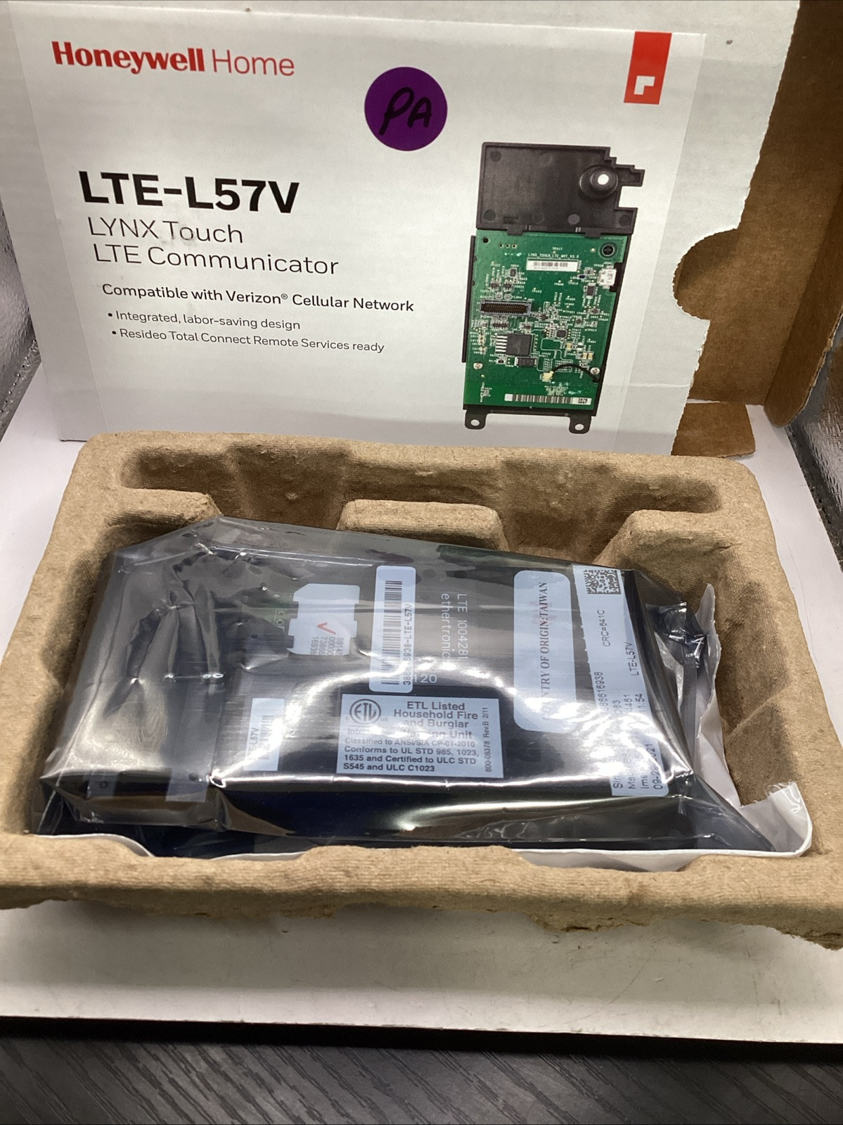 Honeywell Home LTE-L57V Lynx Touch LTE Communicator ? NEW