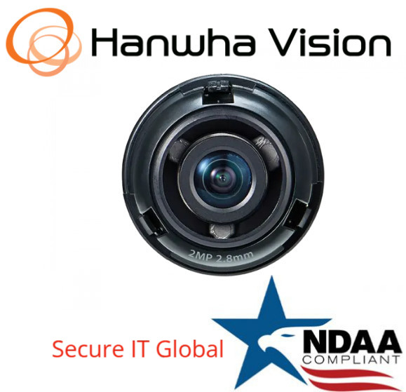 Hanwha Techwin SLA-2M2400Q 2MP CMOS 2.4mm fixed focal Security Camera lens