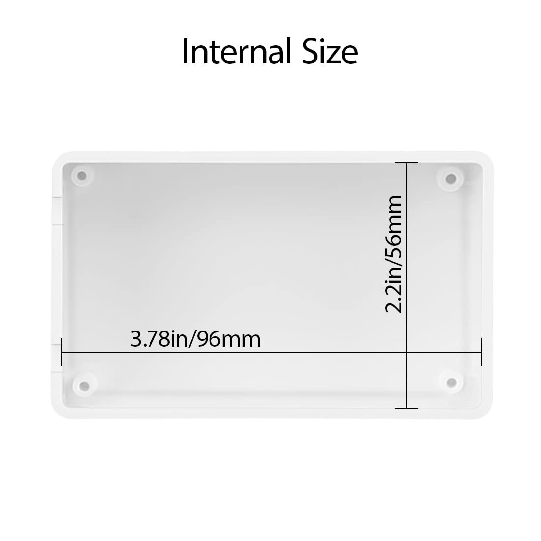 LeMotech Project Box 5 Pieces ABS Plastic 3.94x 2.36x 0.98, 5 pieces