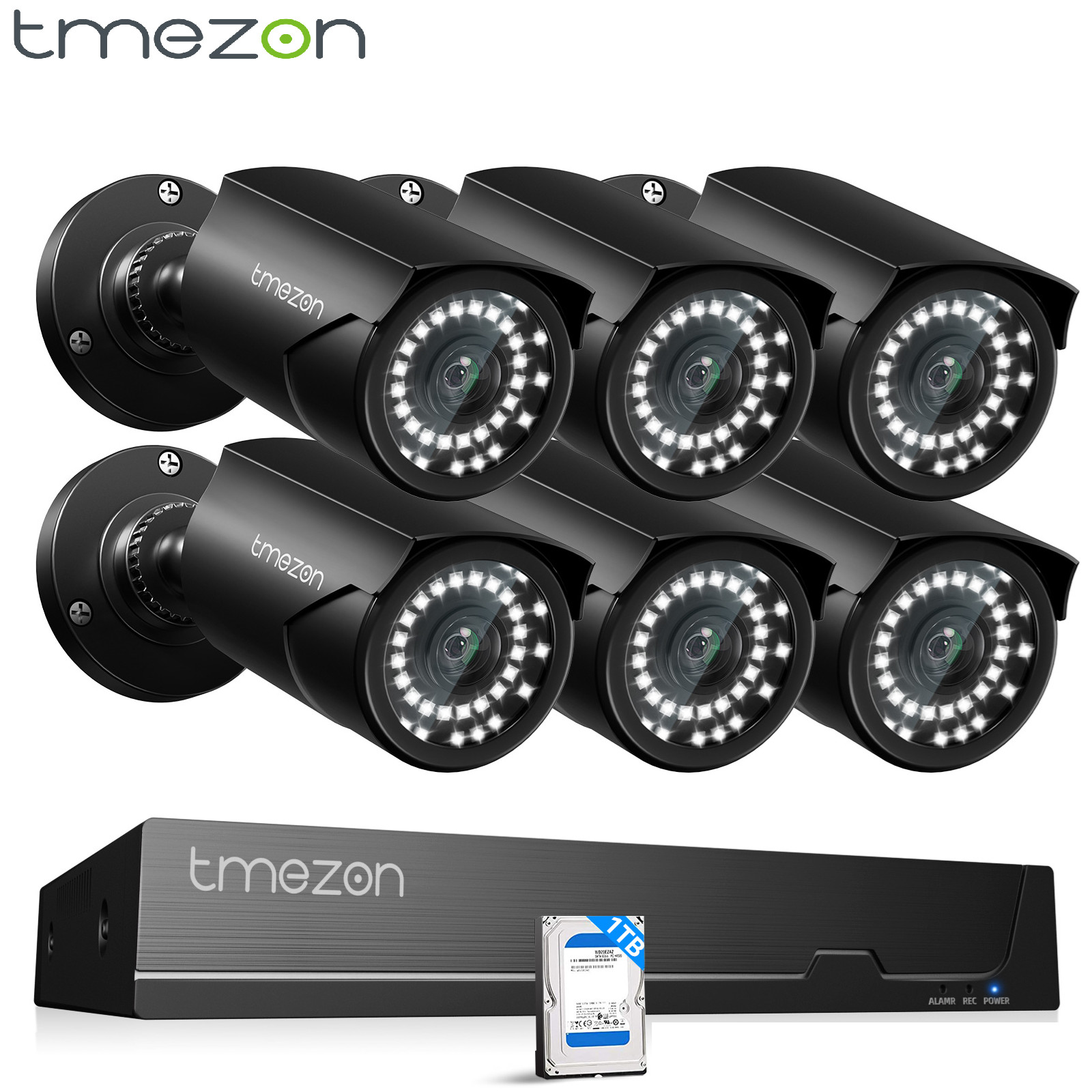 8CH PoE Kit Home IP Camera System Full HD Home Office Waterproof Night VIsion