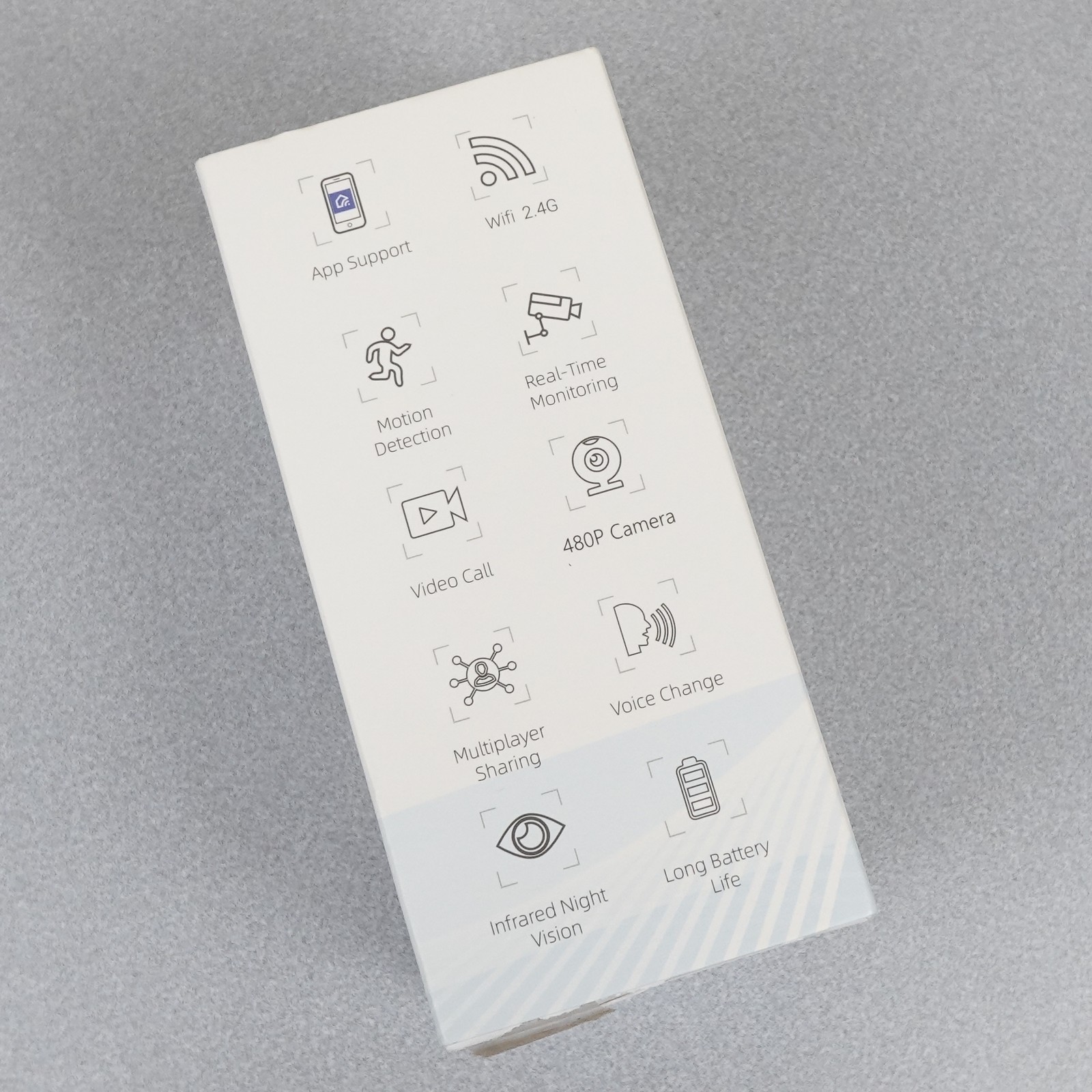 U9 Smart Doorbell Camera WiFi 2.4G Motion Video 480P Night Vision App Control