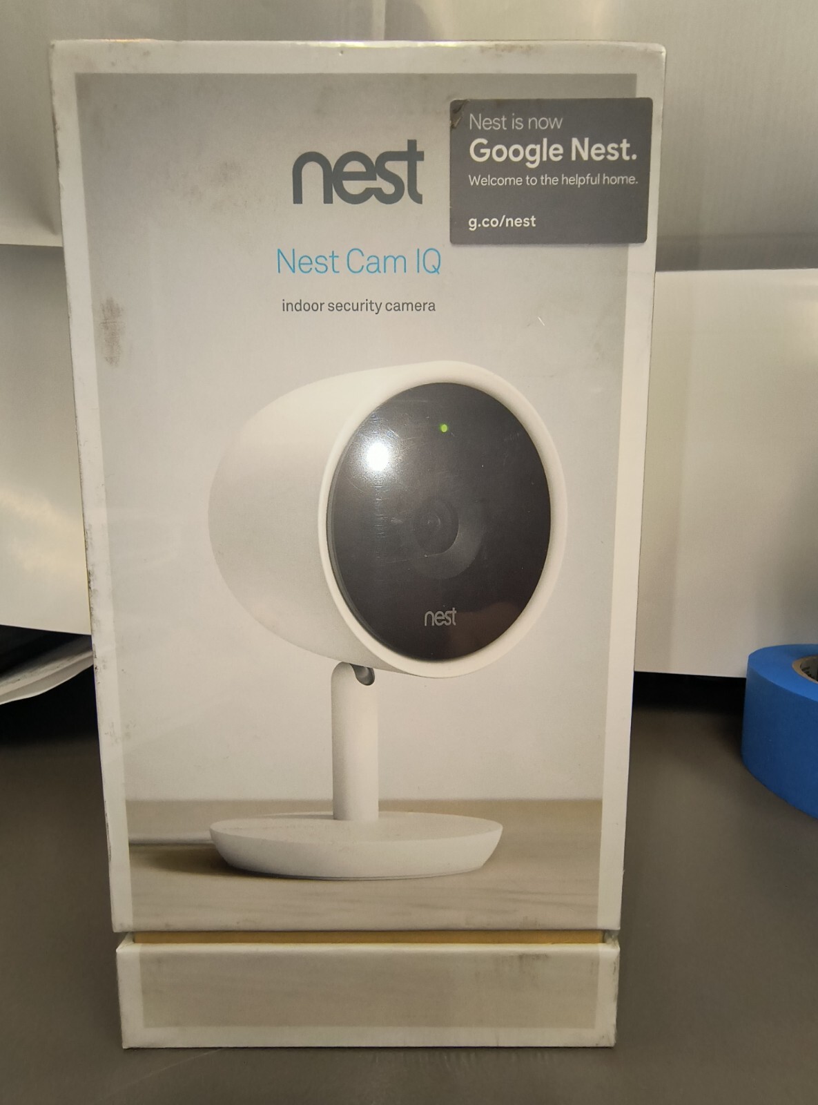 Nest NC3100US Cam IQ Indoor 1080p HD Wireless Security Camera – White