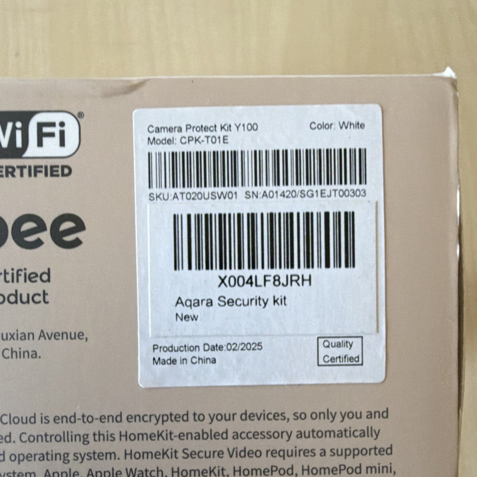 Aqara Y100 Camera Kit, Motion, Door & Vibration Sensors, Apple, Alexa, Google