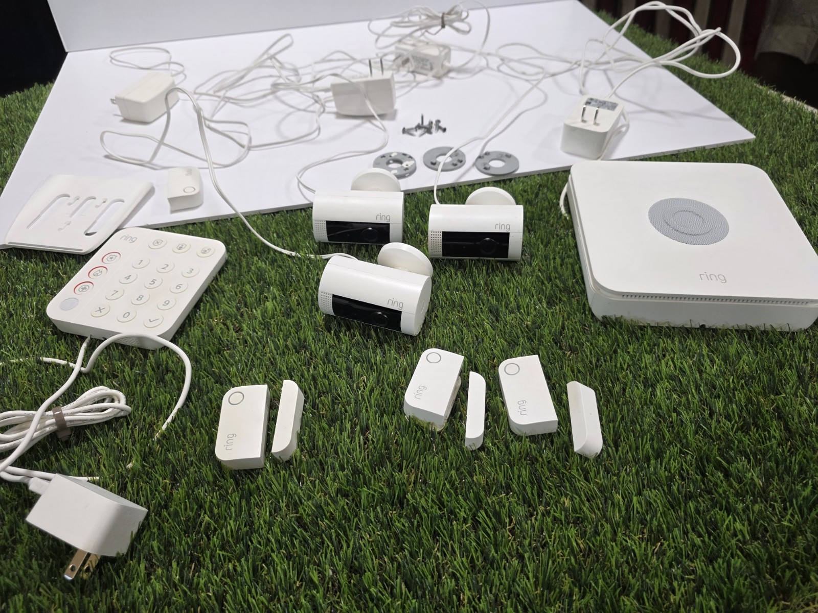 Ring Alarm Security System kit w/Cameras, Contact Sensors & Keypad Sat257