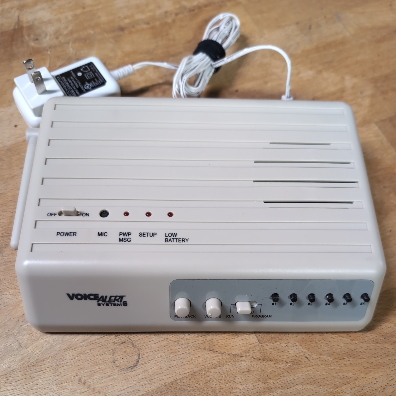 Voice Alert System 6 Wireless Annunciator System VA-6000S Receiver Only