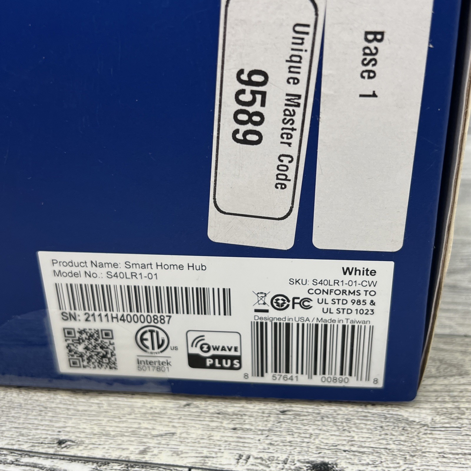 New ADT Self Setup Smart Home Hub – White (S40LR1-01) Factory Sealed NIB