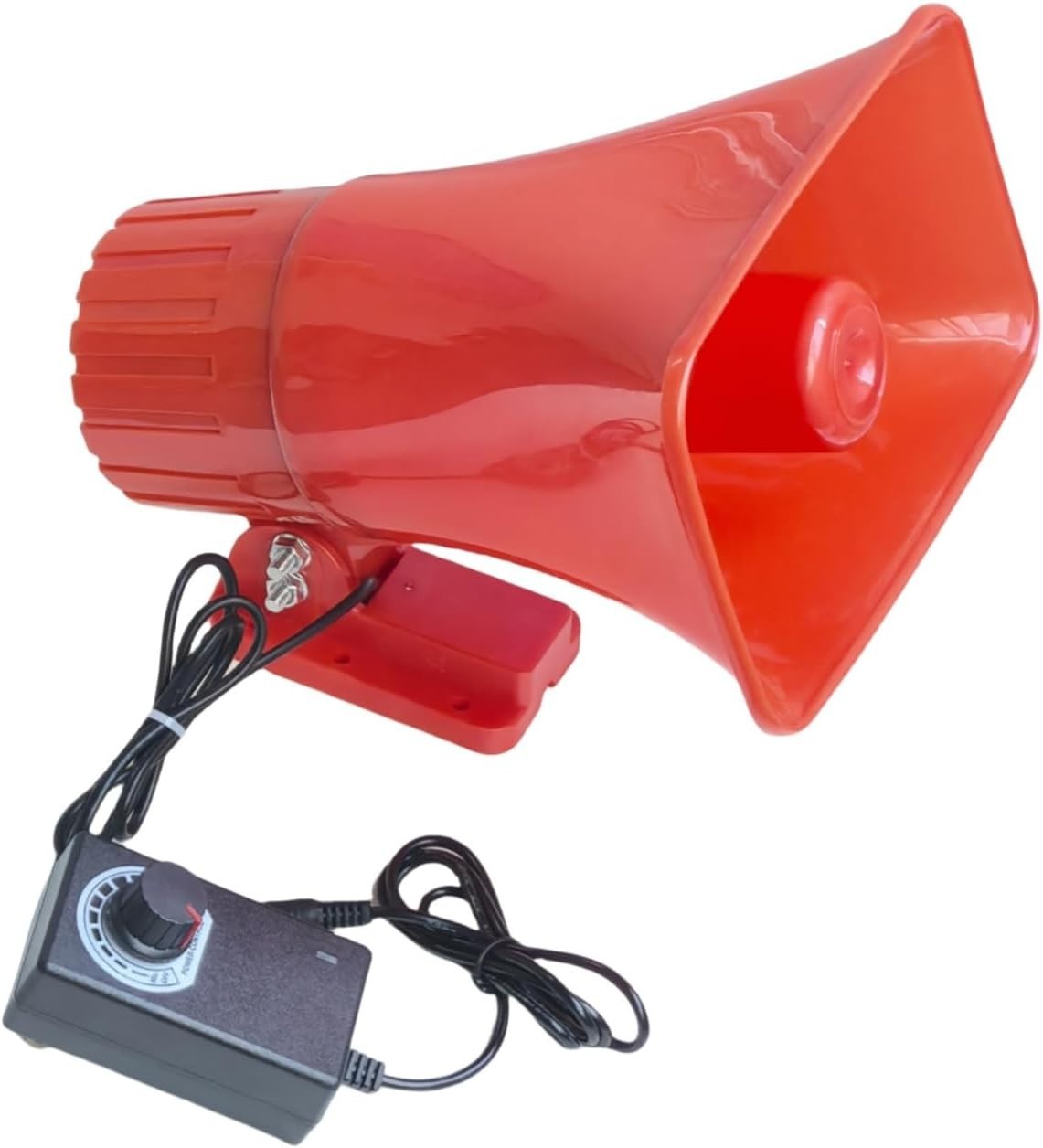 Outdoor Alarm Security Siren, AC110V Red Safety Horn for Public Emergency Ala…